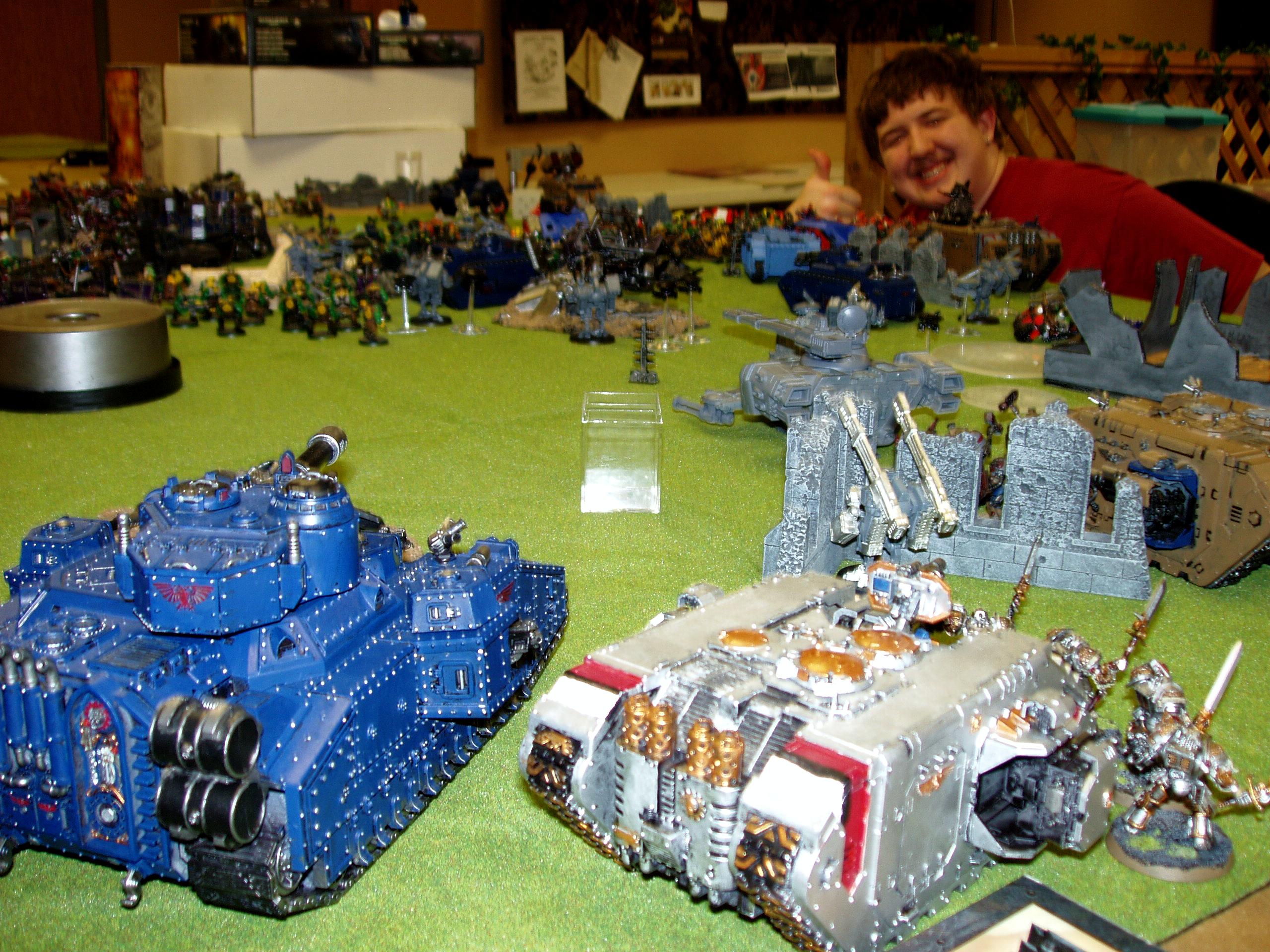 Apocalypse, Orks, Space Wolves, Tau