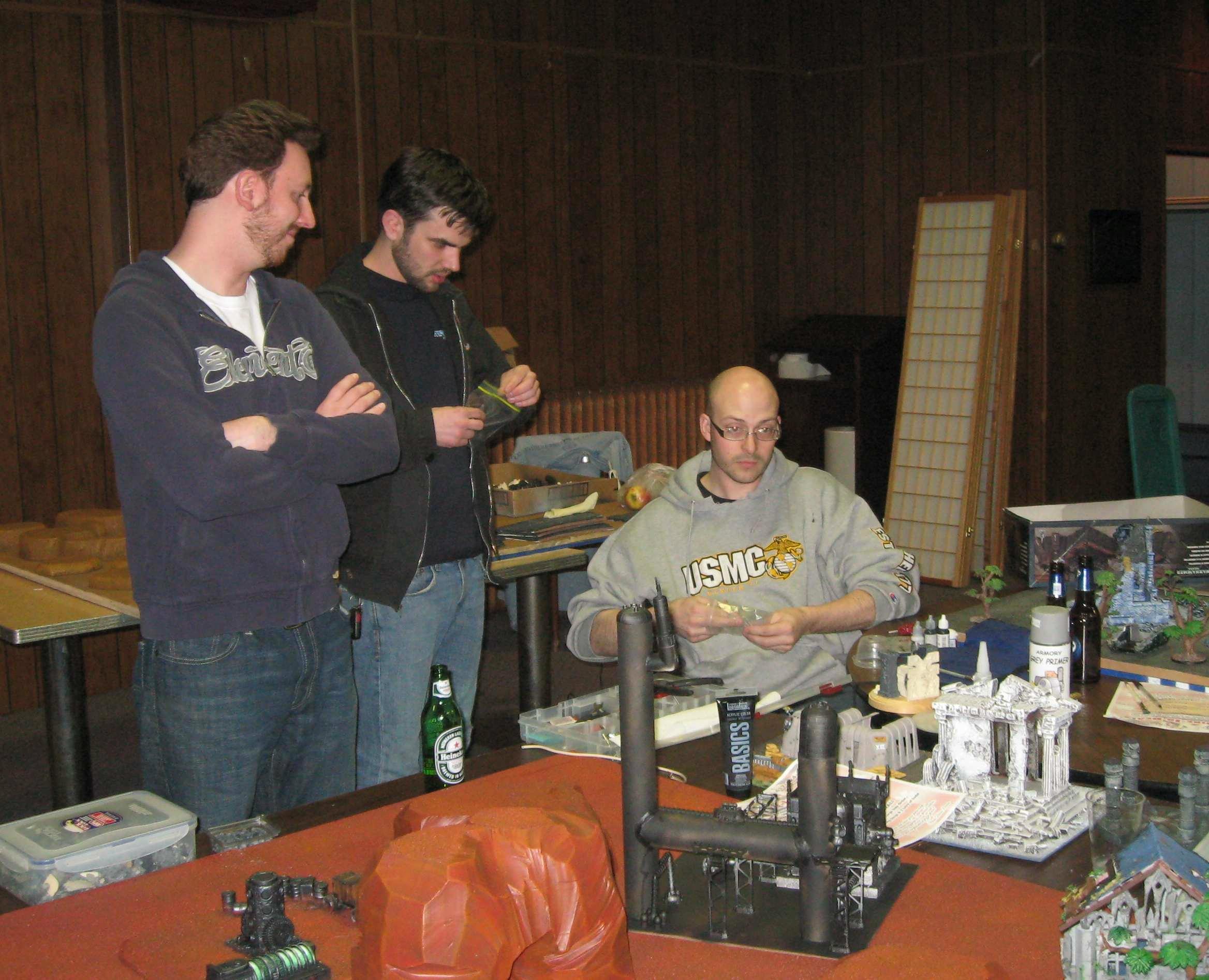 Tournament, Dorkas, painting terrain