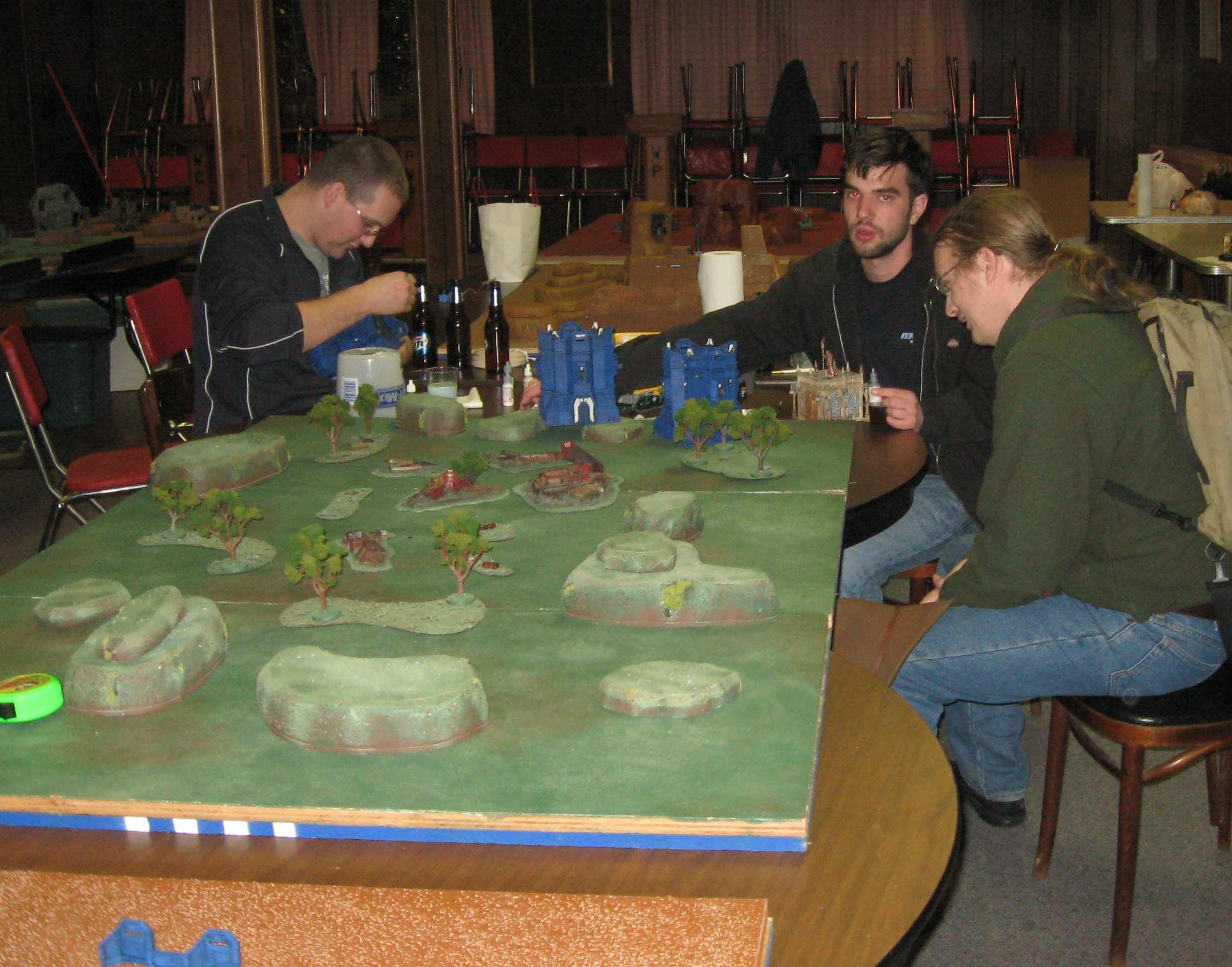Tournament, Dorkas, painting terrain
