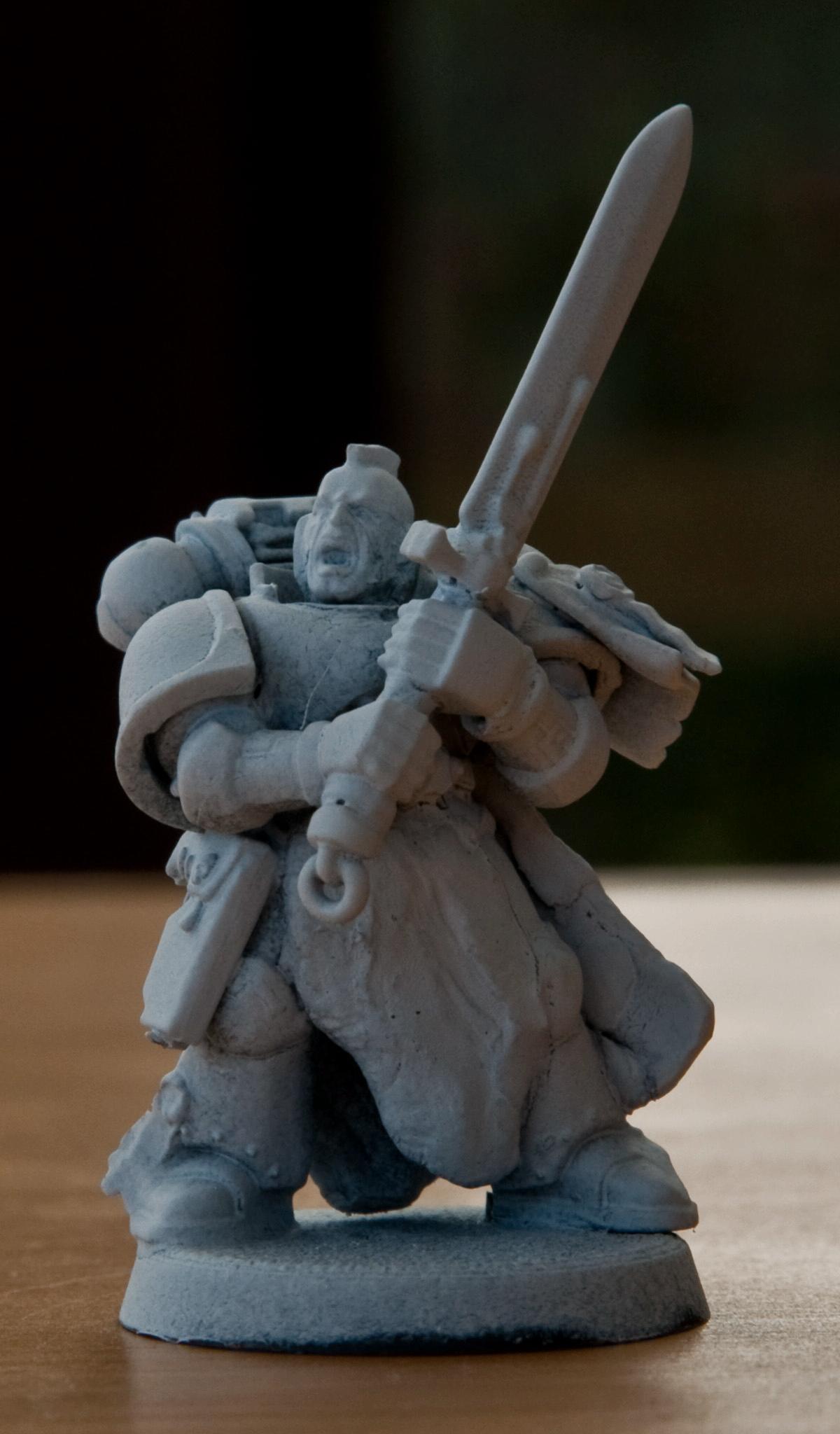 A Khan Kit-Bash WIP (doubles as a relic blade wielding HQ)