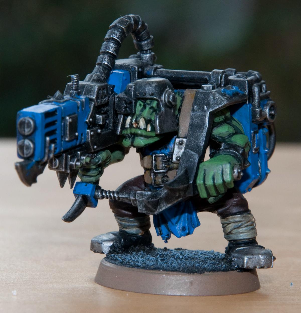 This is a Loota painted from a black undercoat rather than my usual white one