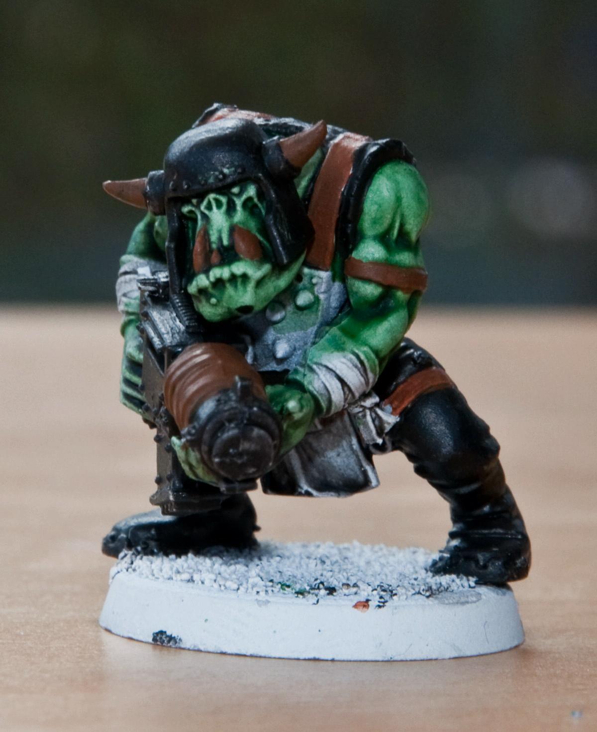 Paint Bestial Brown on the Leather parts