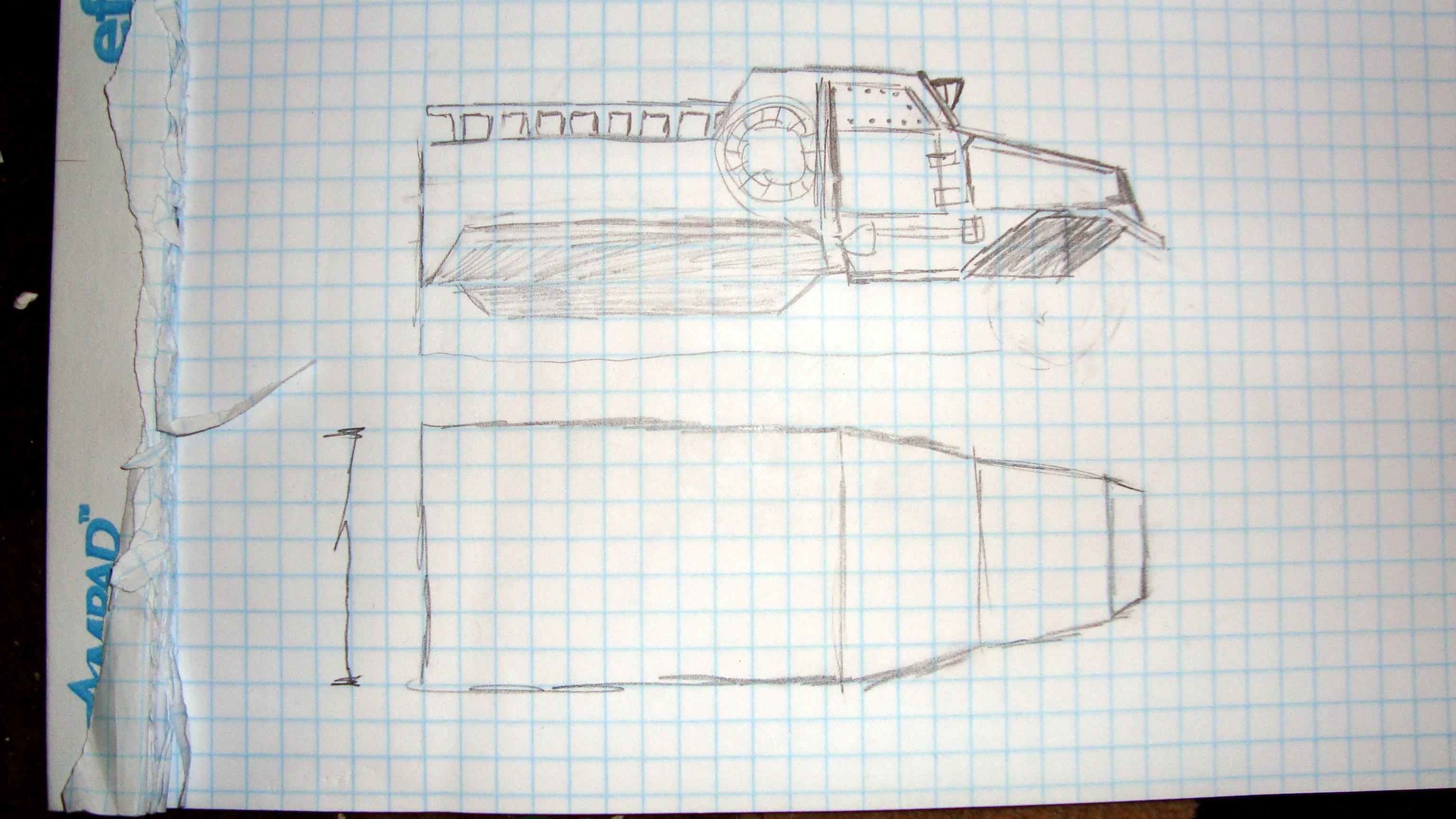 half track wip sketch
