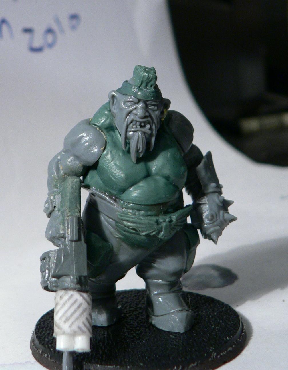 Catachan, Conversion, Imperial Guard, Ogres, Ogryns, Warhammer 40,000, Work In Progress