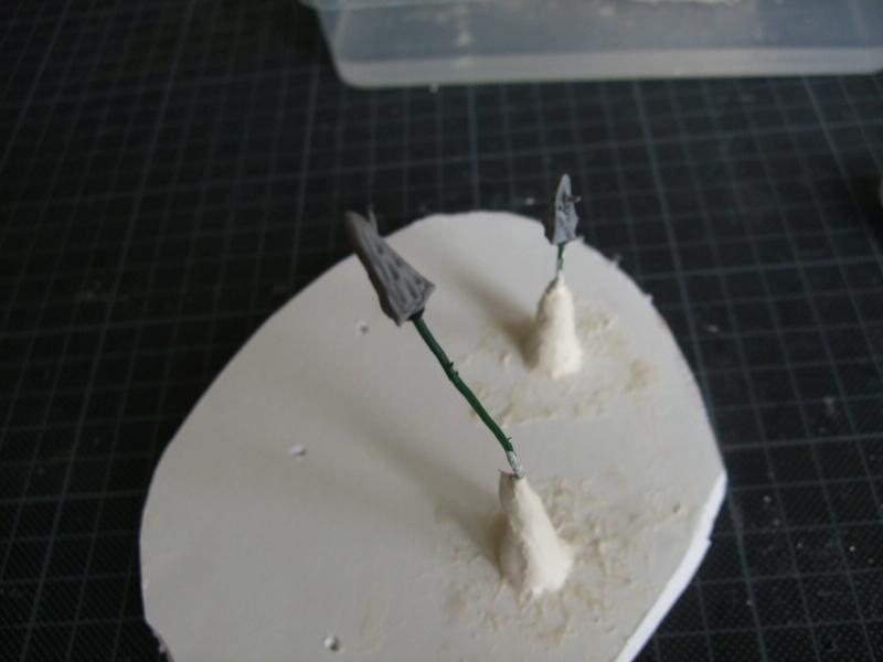 I'm already adding some of the clay..