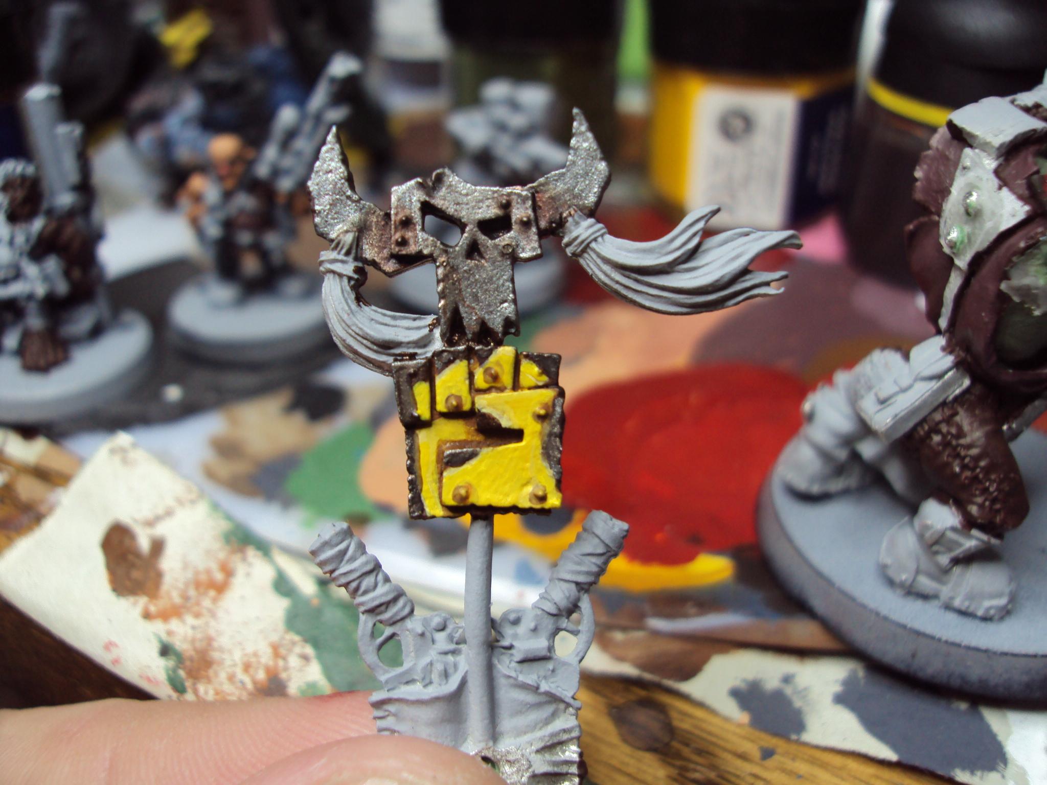 the banner, in progress now