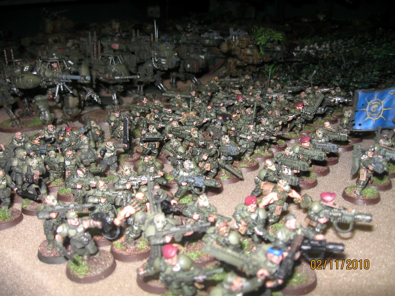 Army, Imperial Guard, Platoon, Sentinel