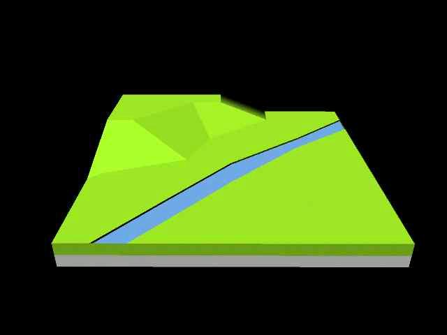 Hill and river Display Demo Board Idea