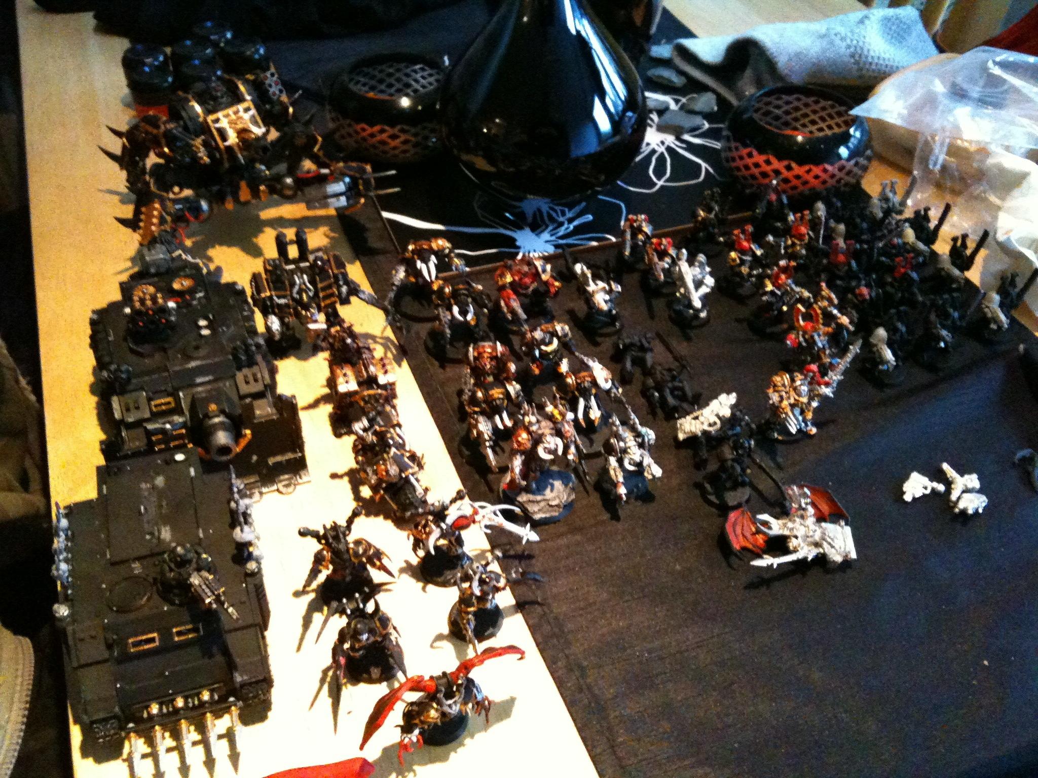 Black Legion, Chaos Space Marines, Work In Progress