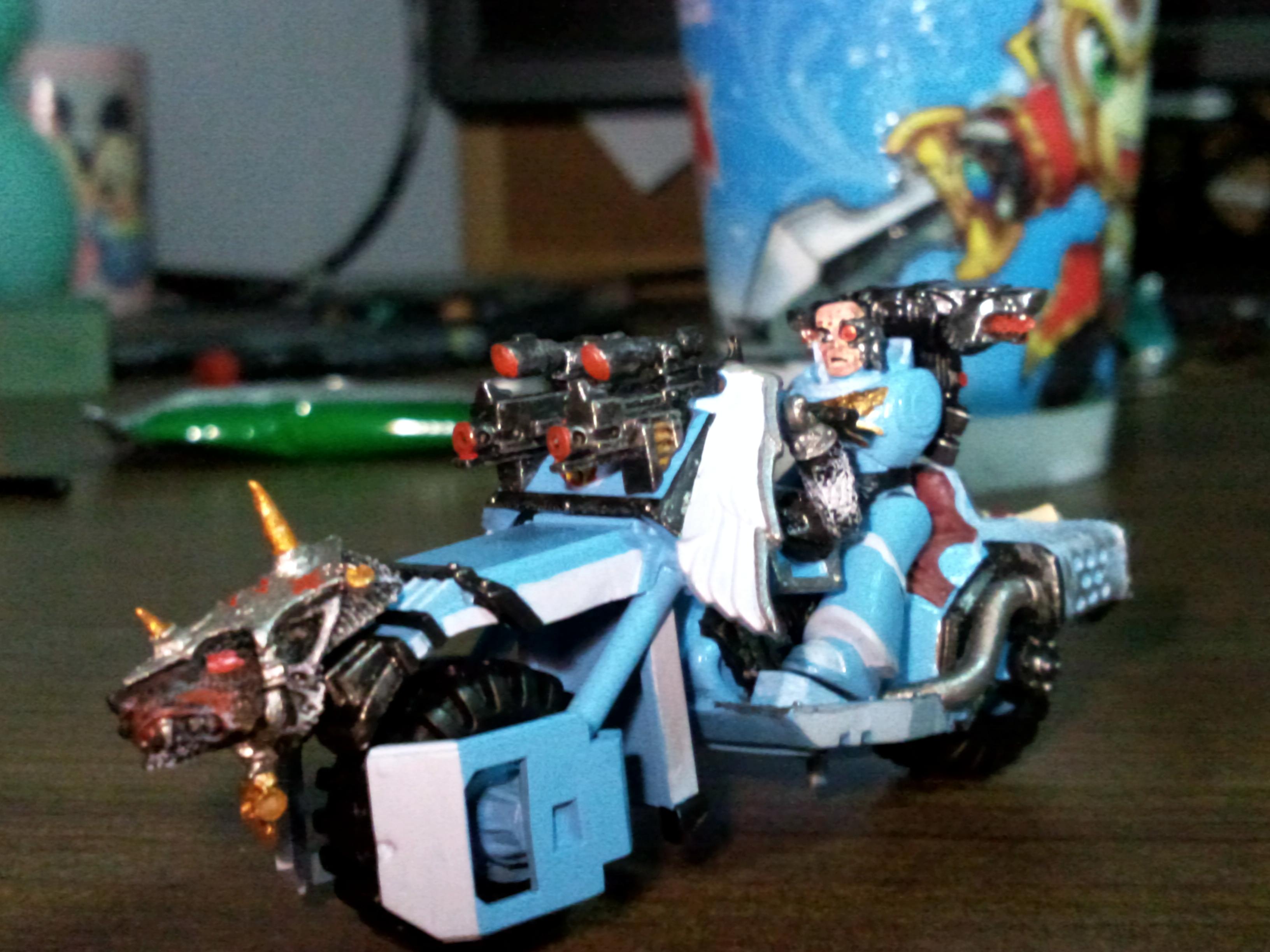Space Wolflord, Wolf Lord on Bike
