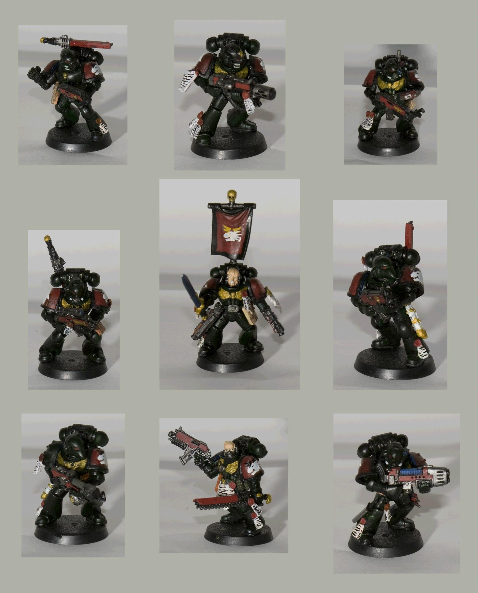 Blood Dragons, Space Marines, Spacemarine, Tactical Squad, Warhammer 40,000