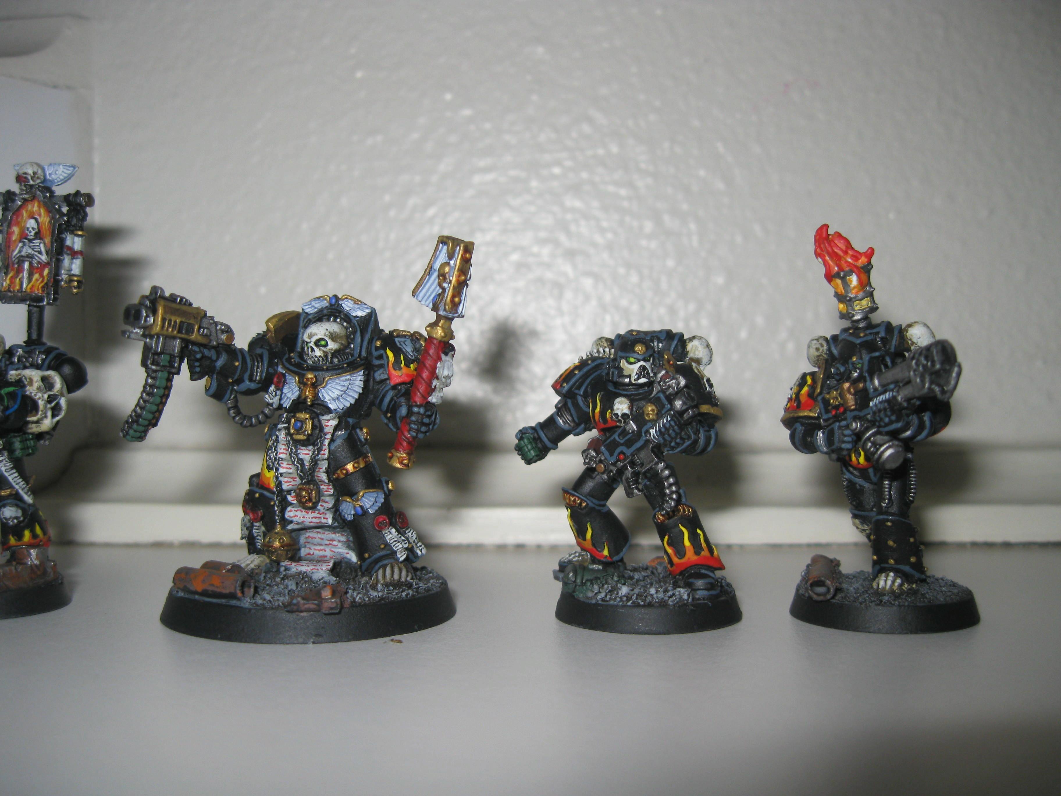 Conversion, Legion Of The Damned, Pro Painted, Space Marines, Warhammer 40,000