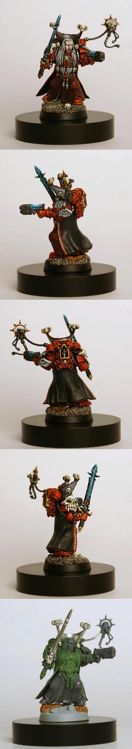 Blood Angels, Greenstuff, Librarian, Mephiston, Space Marines