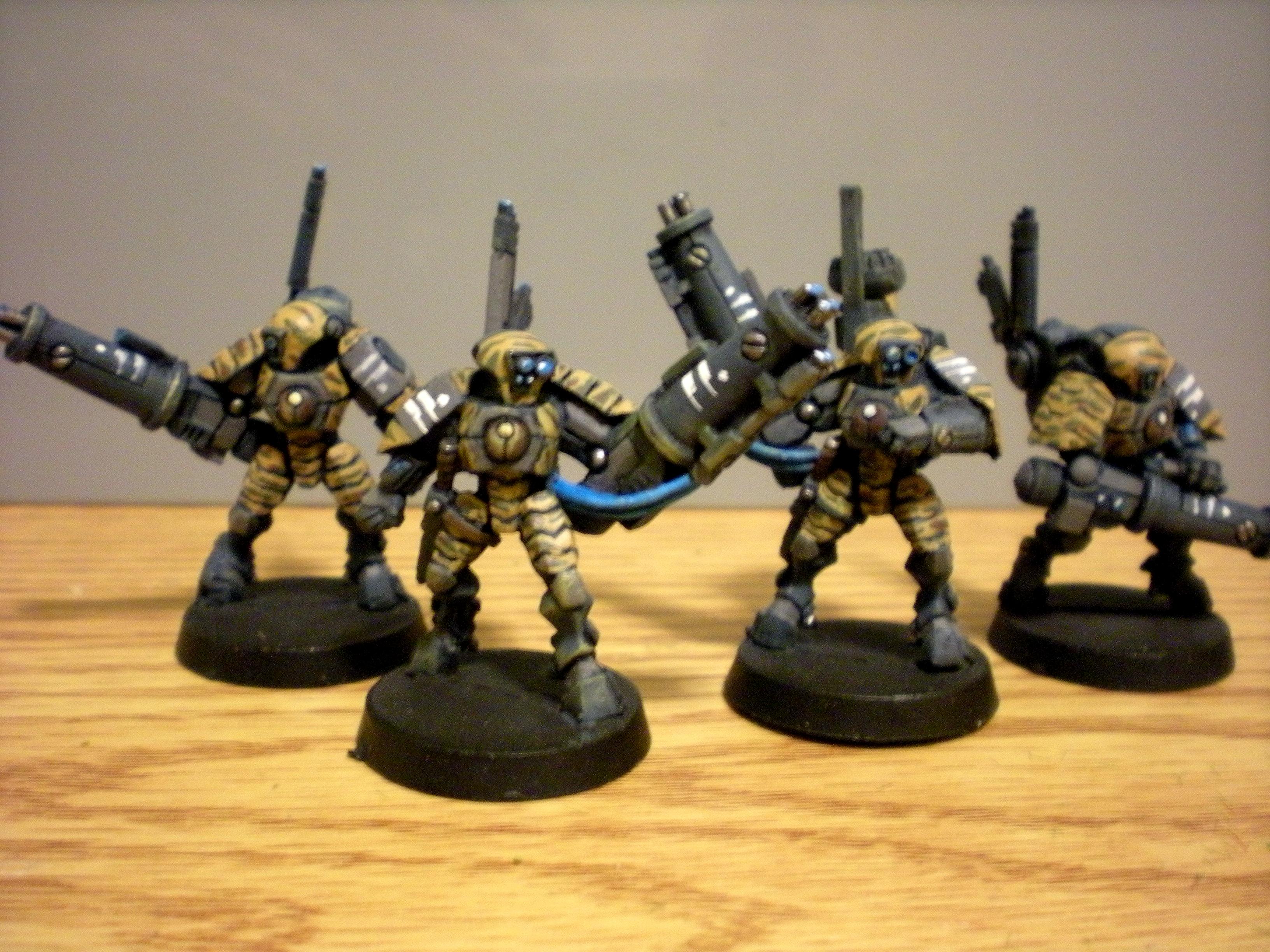 Battlesuit, Conversion, Tau, Tau Camo Stealth Suit, Tau Conversions, Tau Stealth Suit