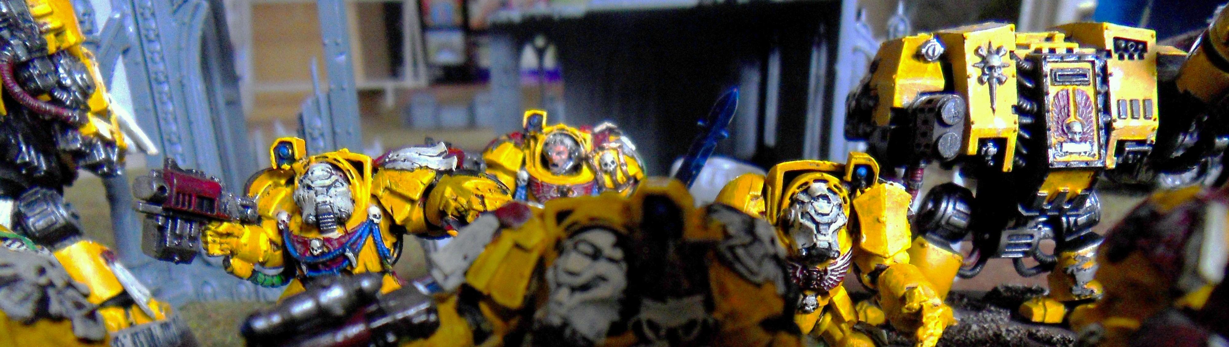 Artwork, Imperial Fists, Space Marines