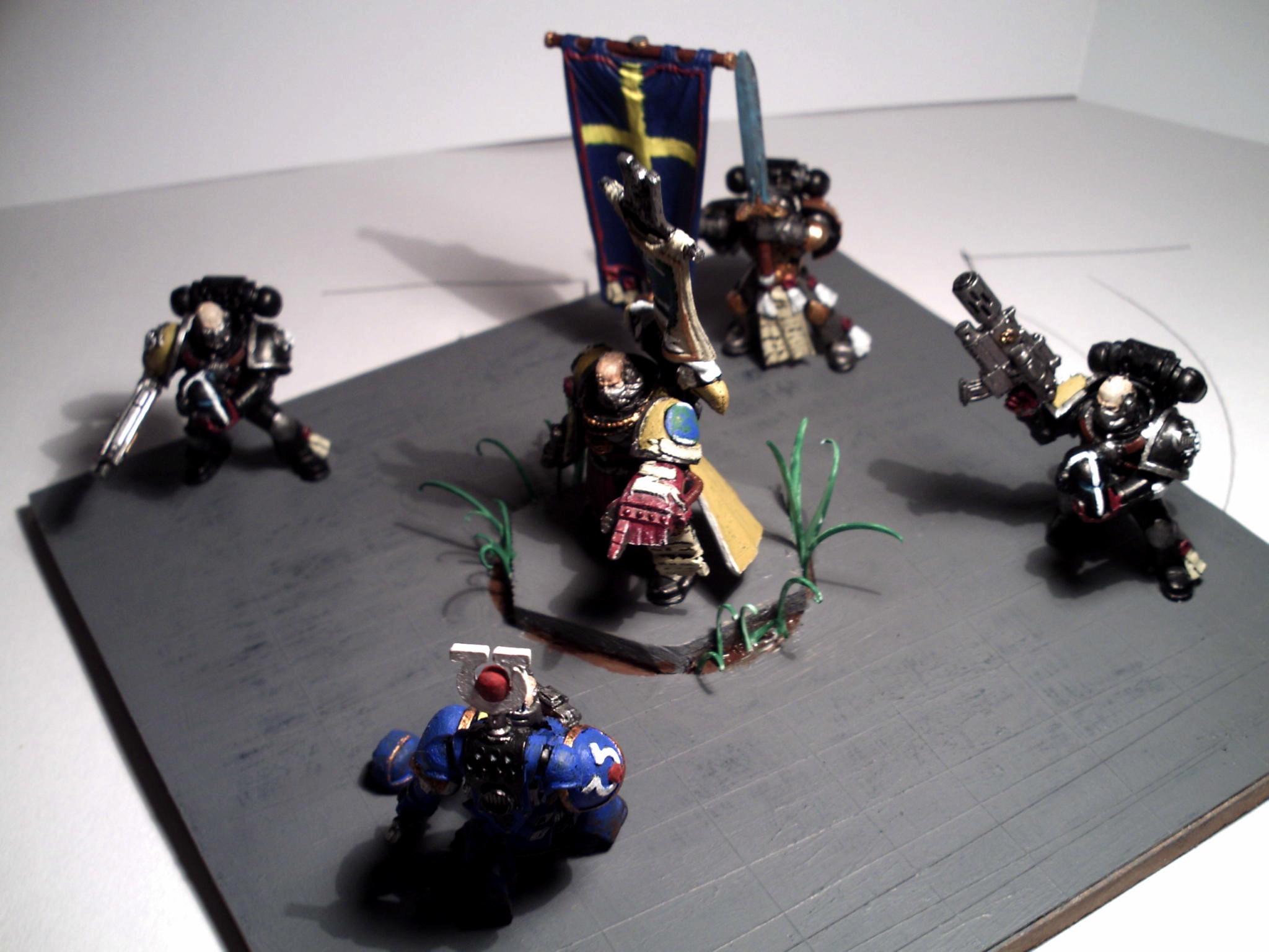 Diorama, Space Marines, Ultramarines