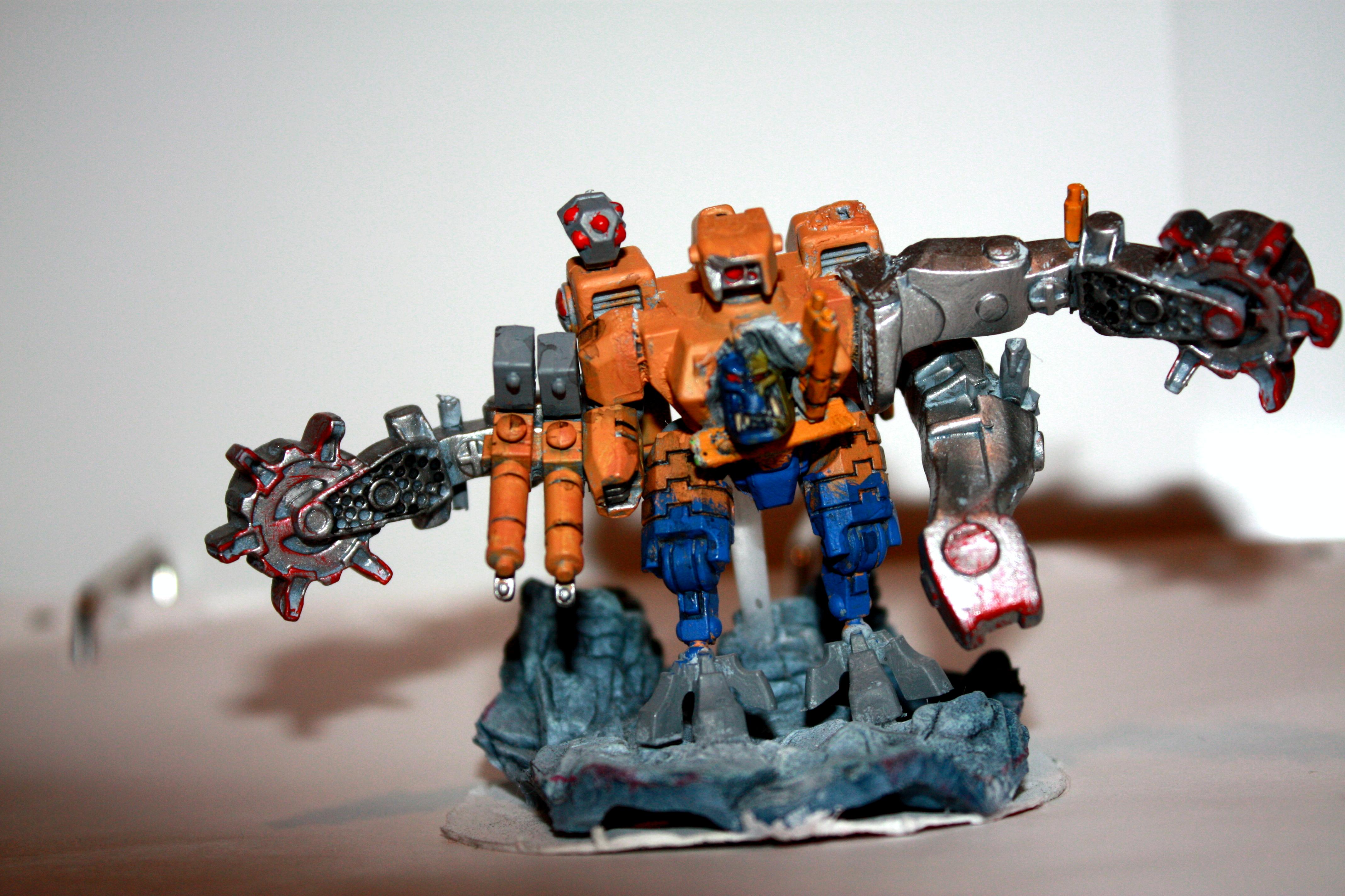 Deff, Dreadnought, Kit Bash, Looted, Orks