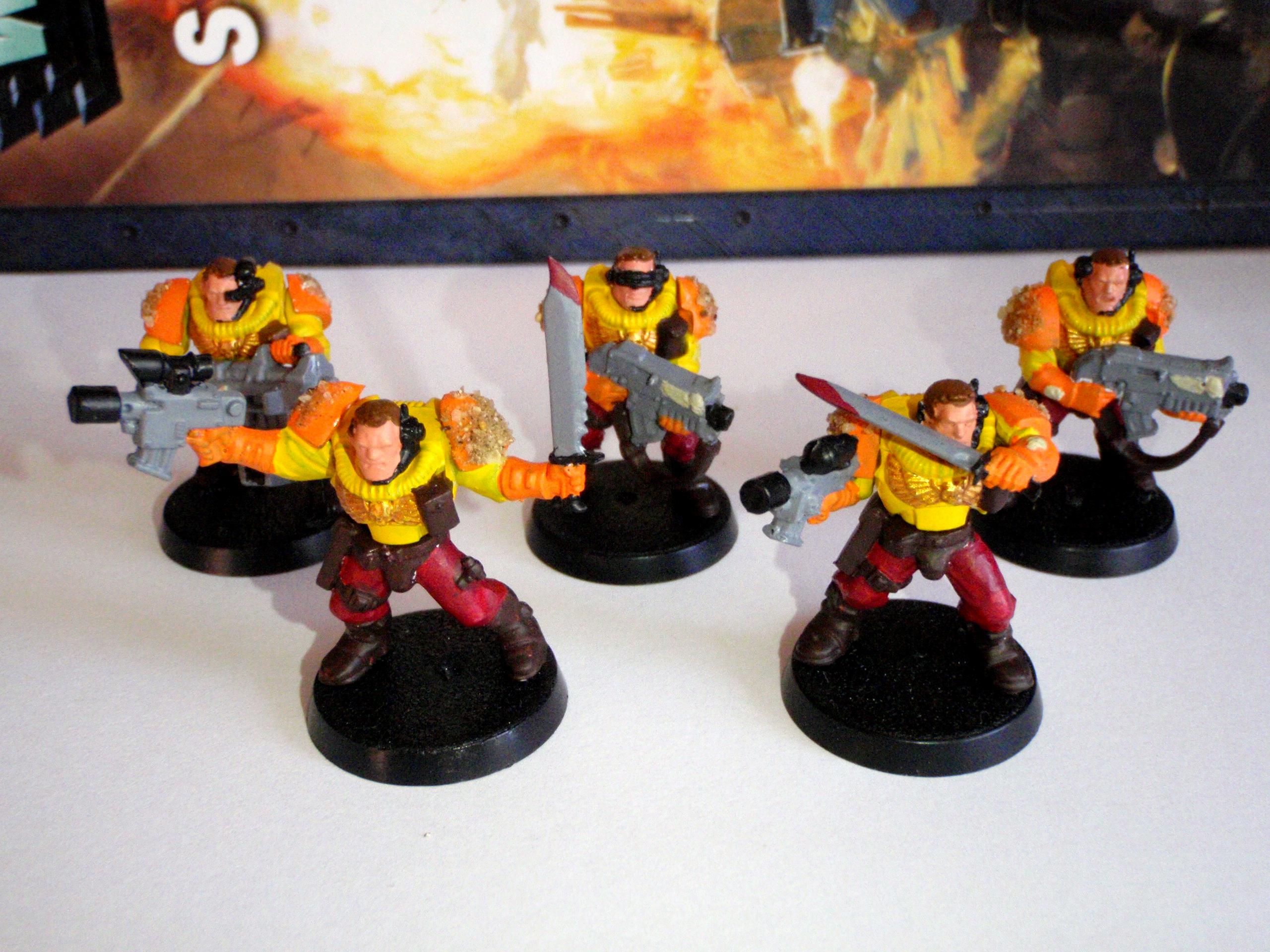 Space Marines, scout squad