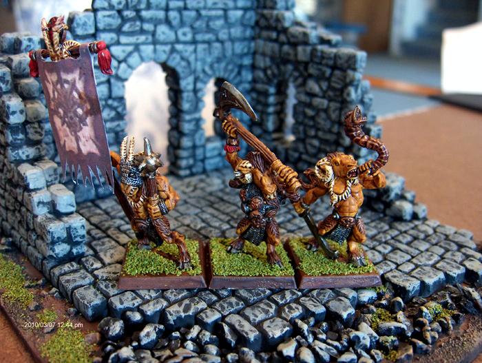Beasts Of Chaos, Dipped, Games Workshop, Gors, Warhammer Fantasy, Warhammer Fantasy Battles