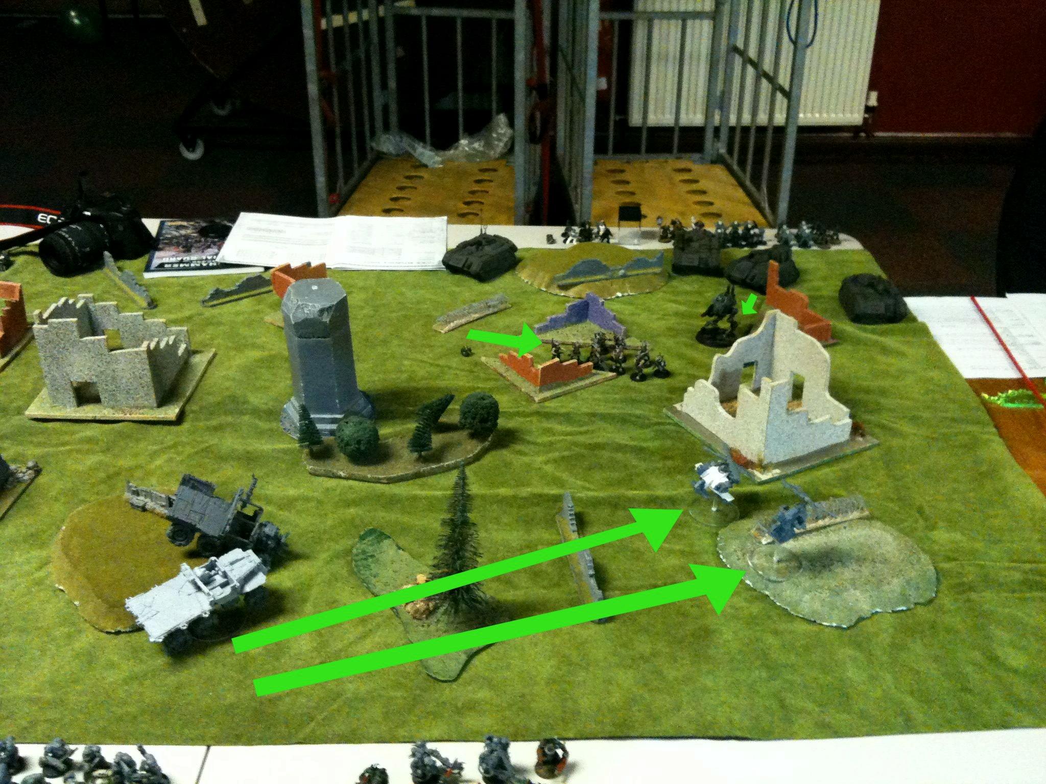 Battle Report, Da Dark Angelz, Imperial Guard, Orks, The Junos Moles
