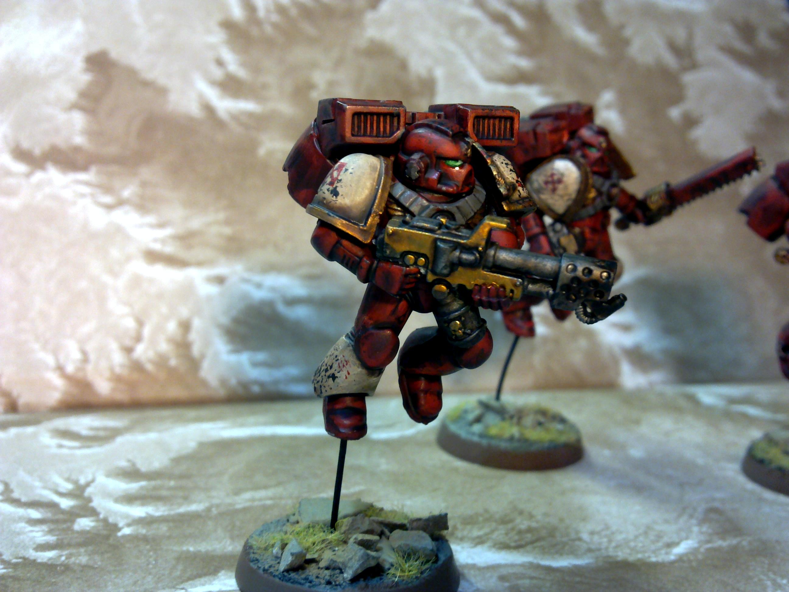 Assault Marines, Blood Ravens, Dipped, Space Marines