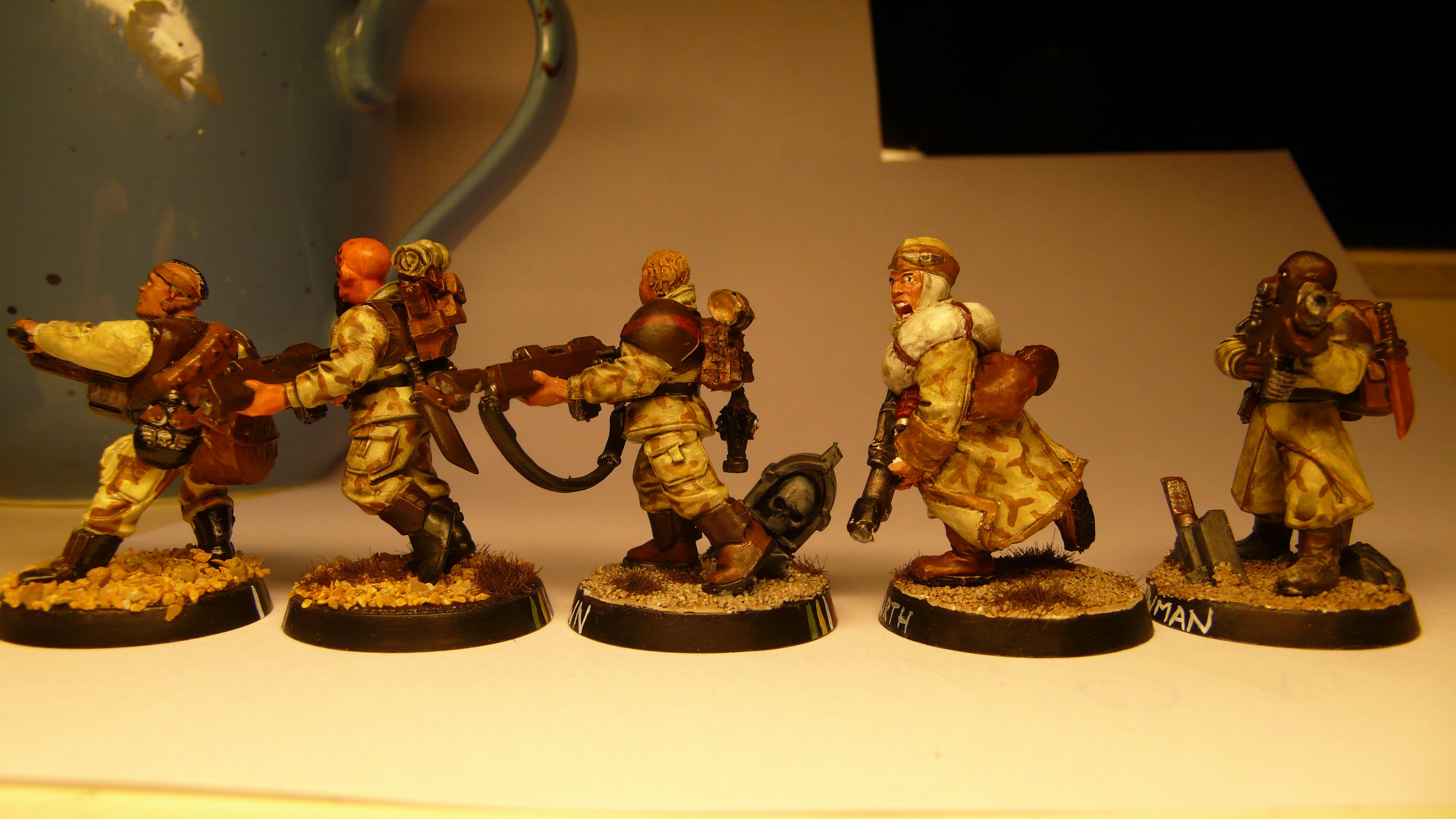 Desert, Platoon Command, Scavengers, Troops