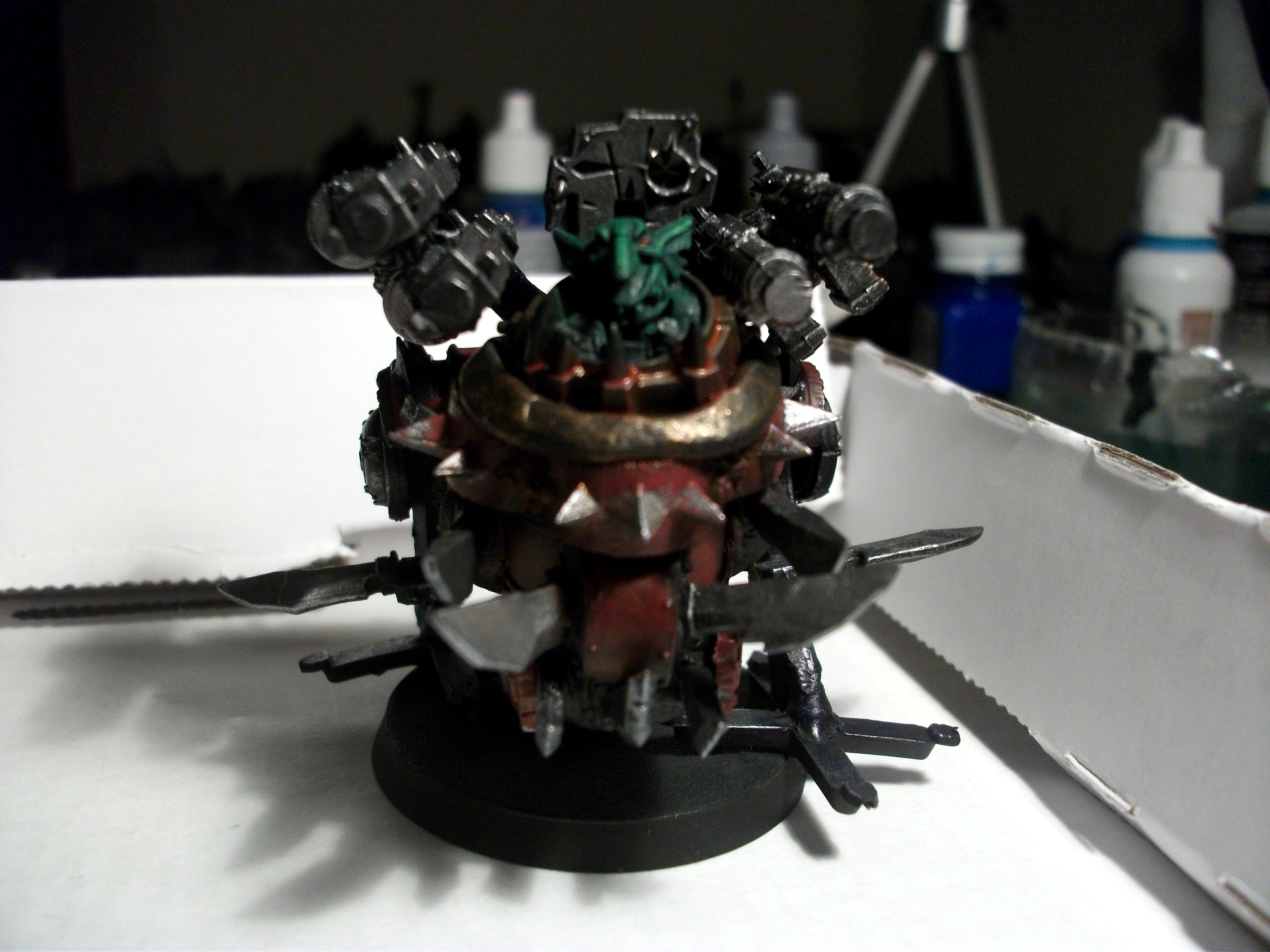 Grots, front of x-kan