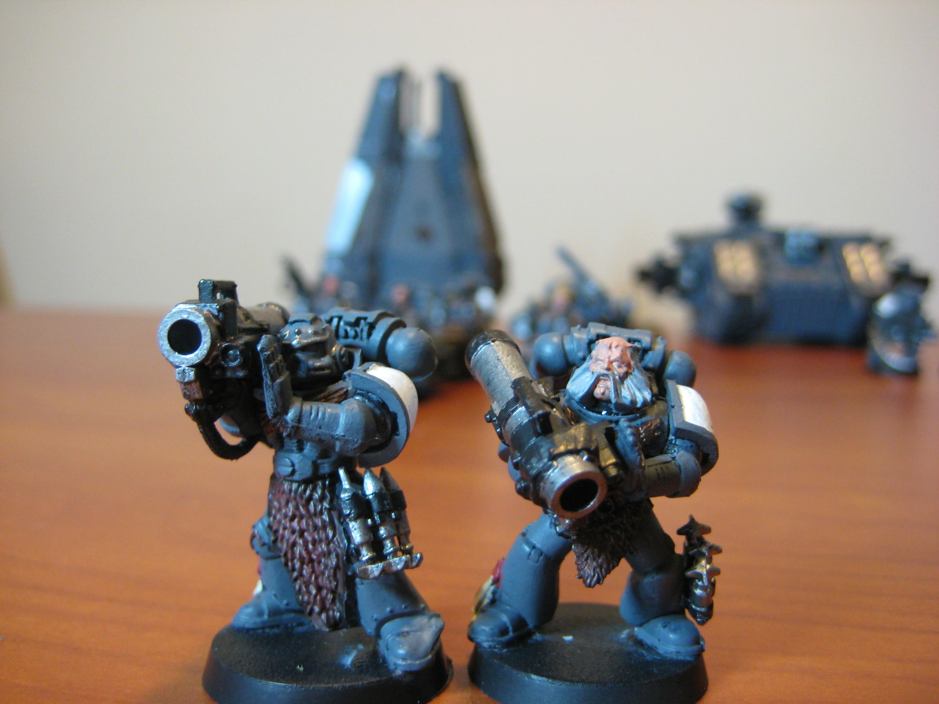 Long Fangs, Missile Launchers, Space Marines, Space Wolves