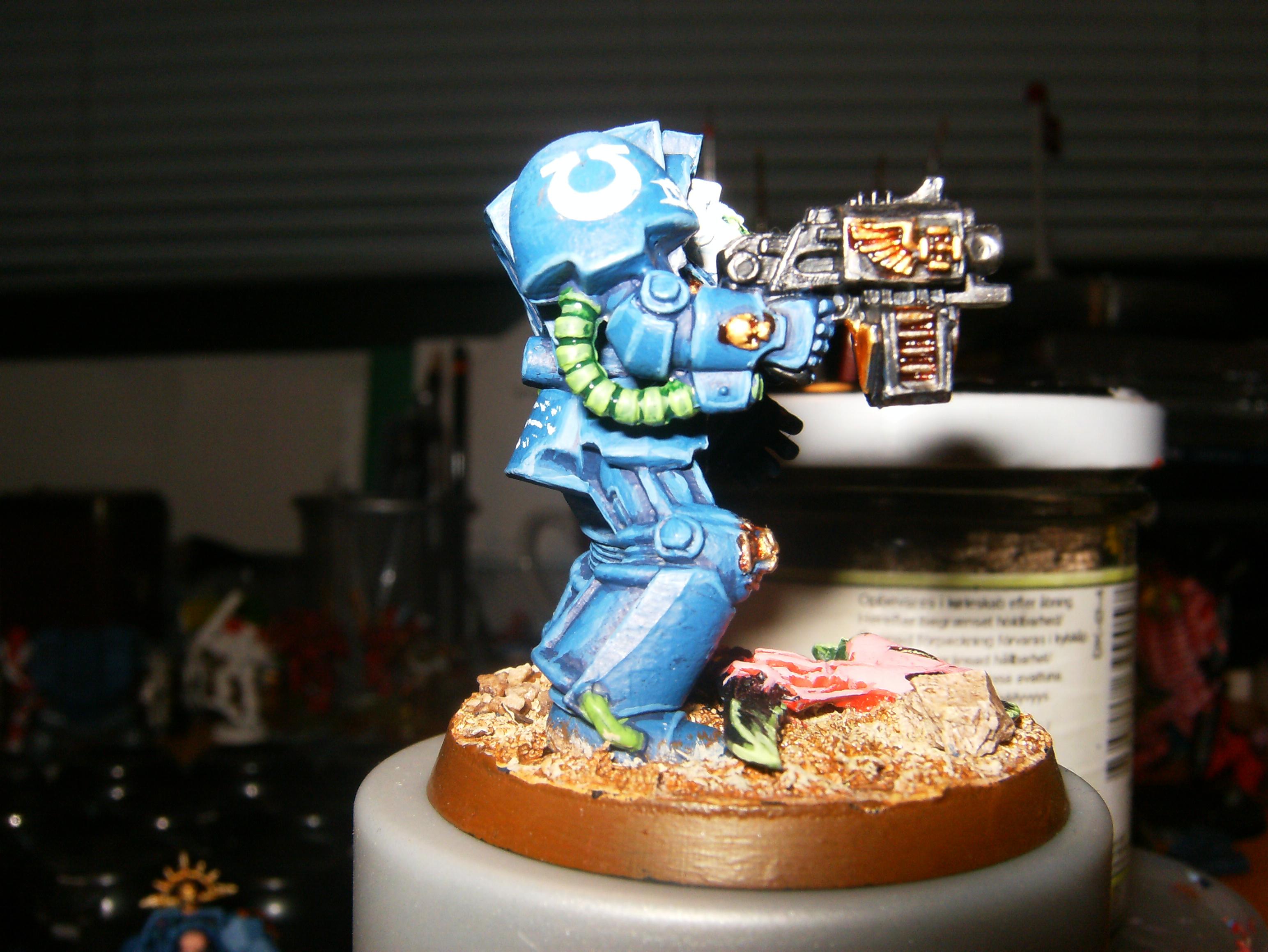 Space Marines, Terminator Armor, Ultramarines