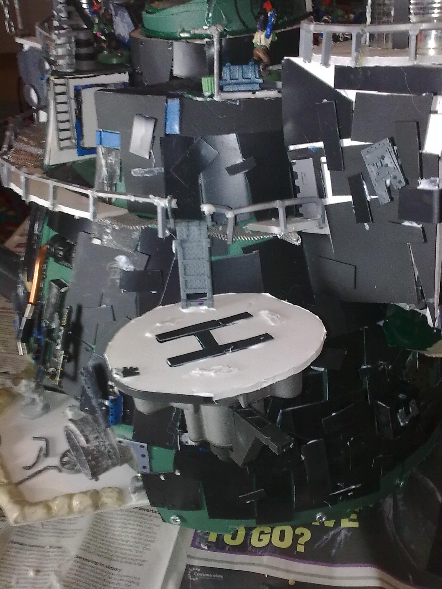 Helipad for Da Warbosses Deff-Kopta