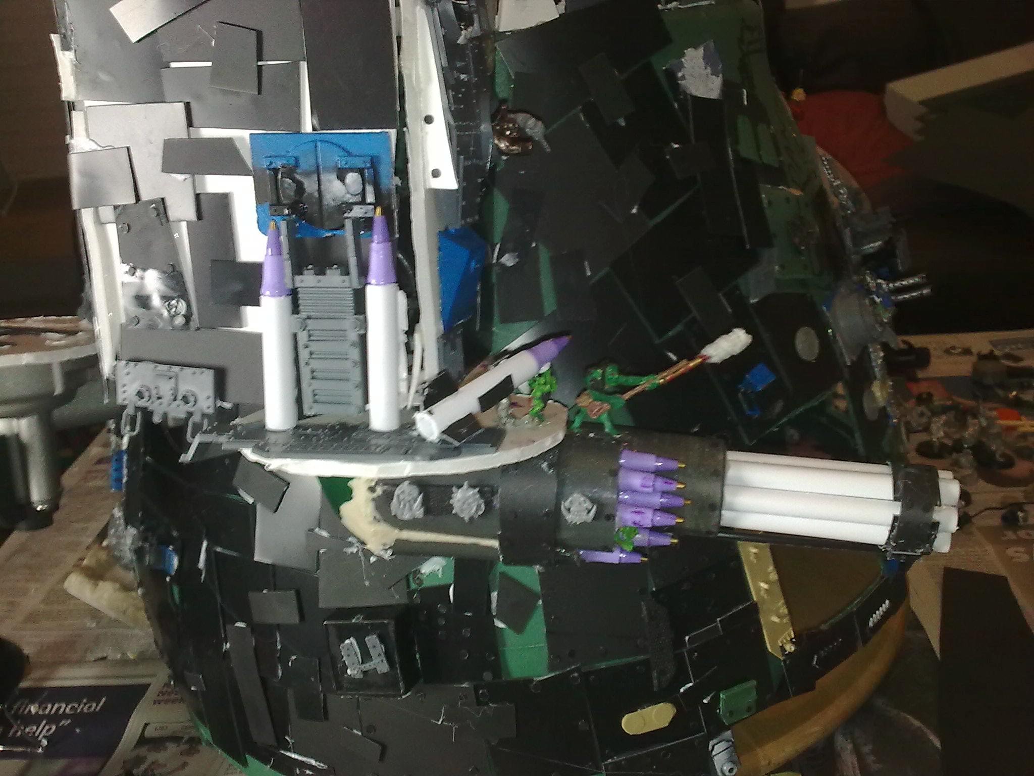 A close up of da Beautiful Mega-Psycho-Dakka-Blaster-Cannon - Barbara..