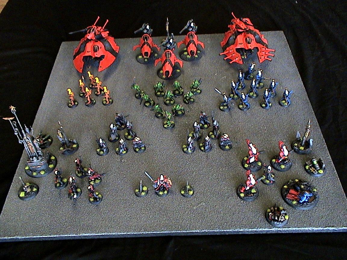 Army, Aspect Warrior, Eldar, Falcon, Saim-hann, Vypers, Warhammer 40,000, Wave Serpent