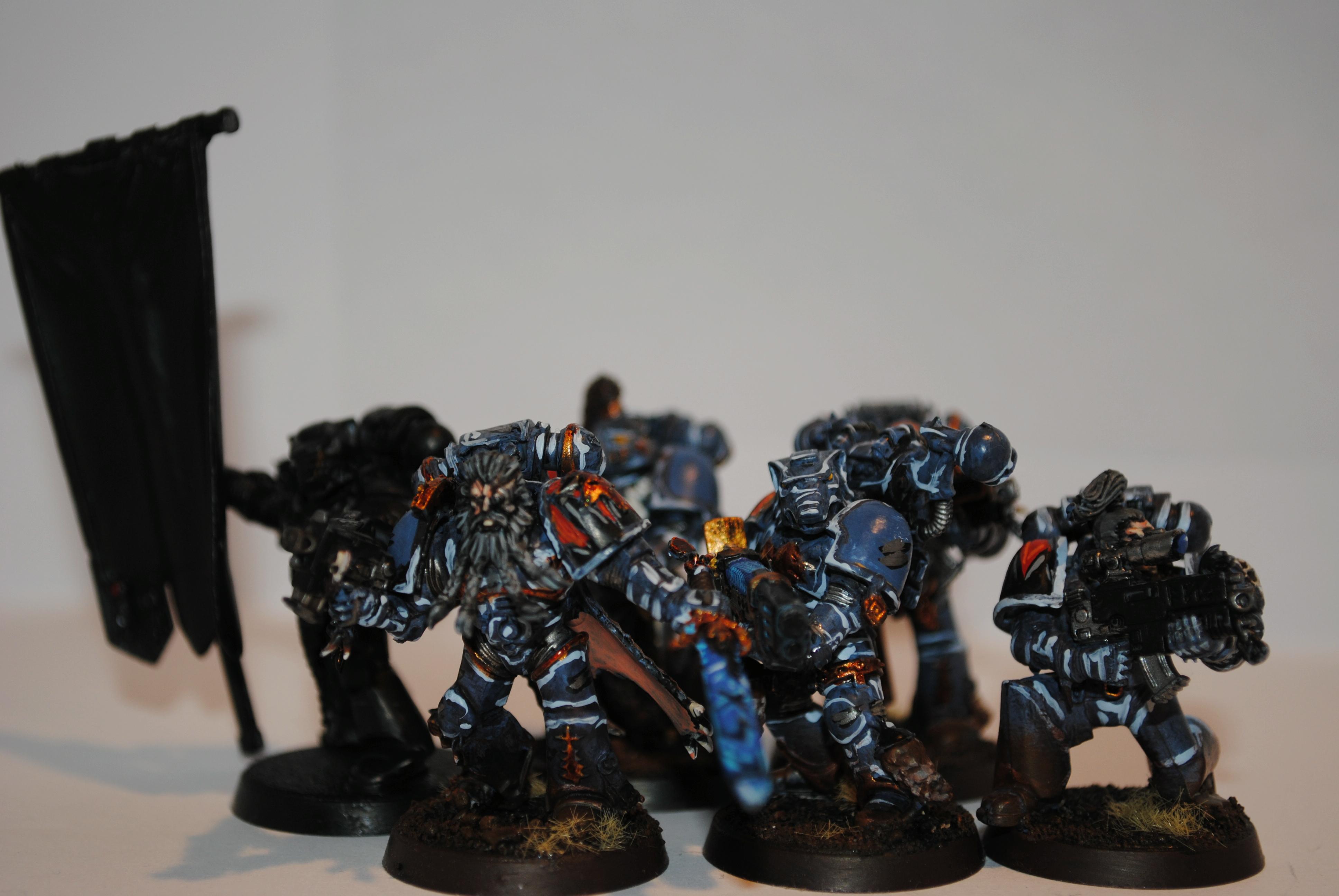 Grey Hunters with Company banner