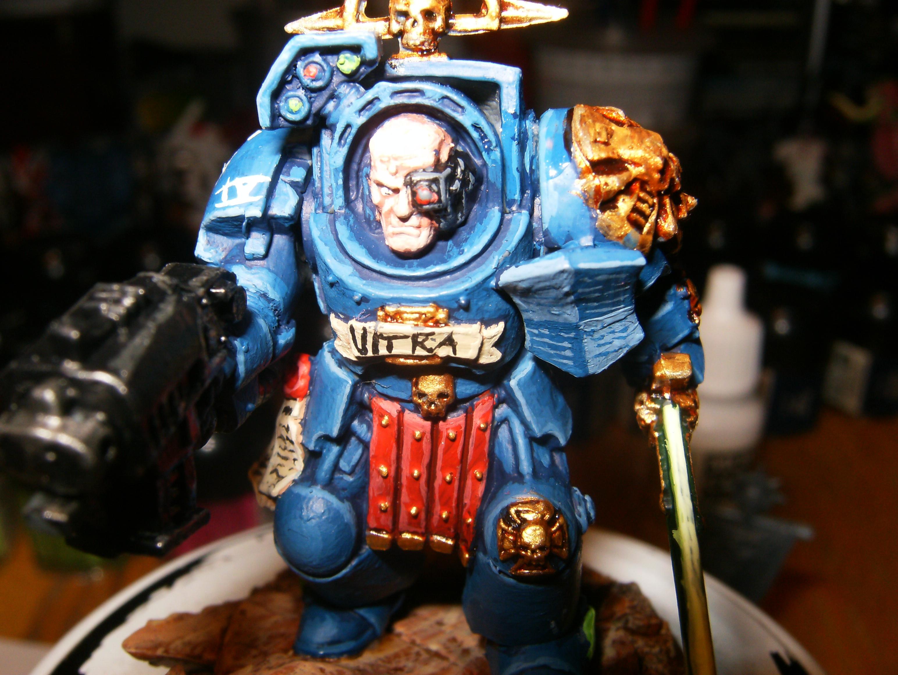 Sergeant, Space Marines, Terminator Armor, Ultramarines