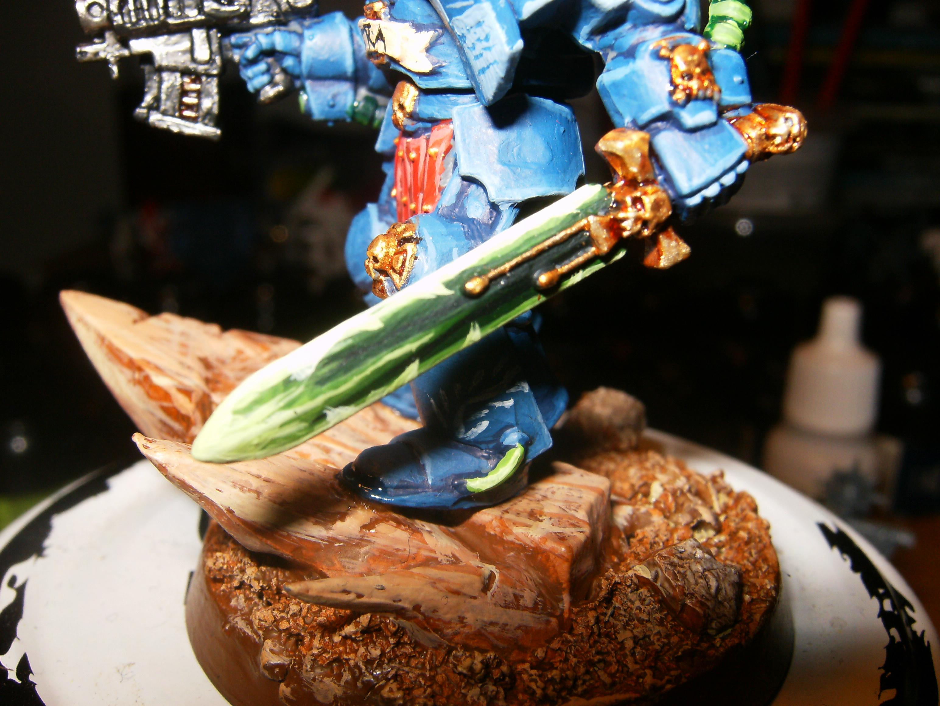 Sergeant, Space Marines, Terminator Armor, Ultramarines