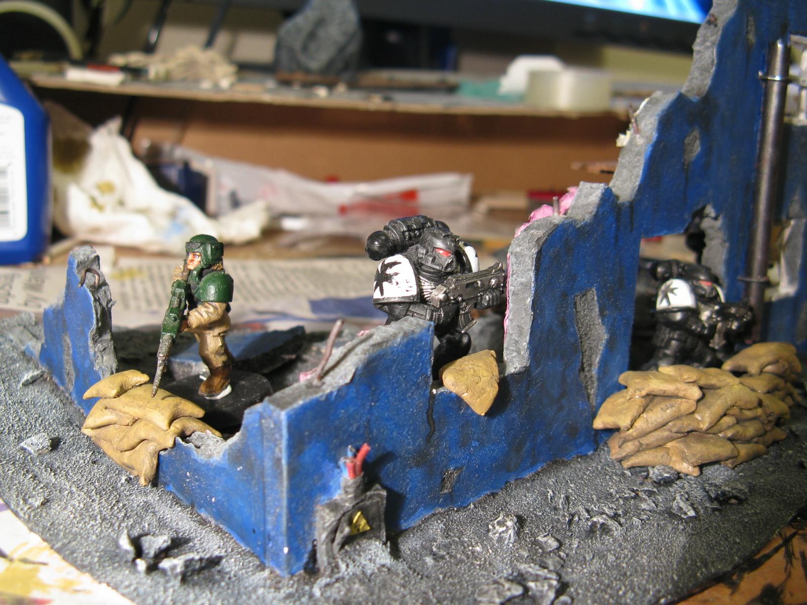 Buildings, City, Ruins, Terrain