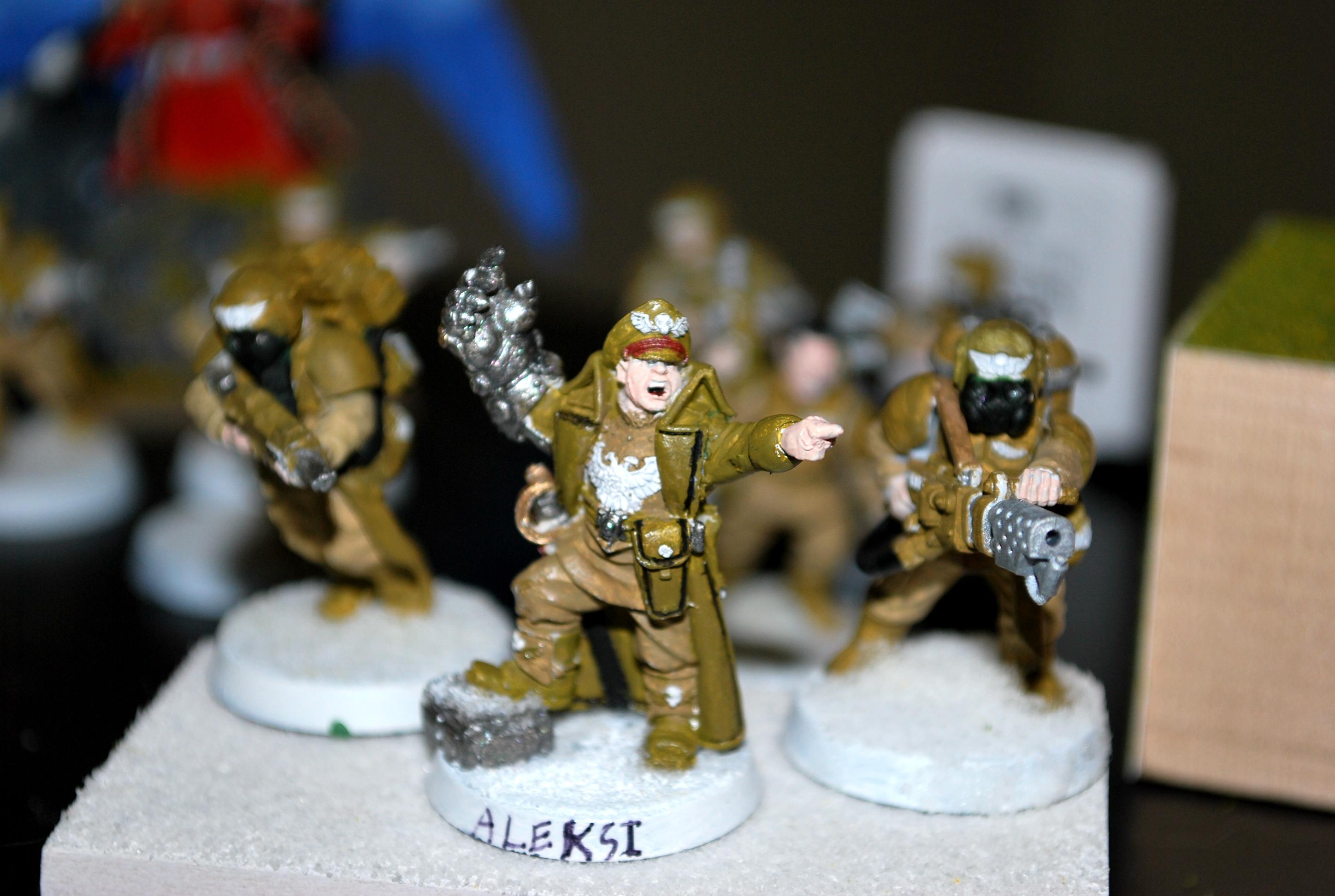 Commissar with others