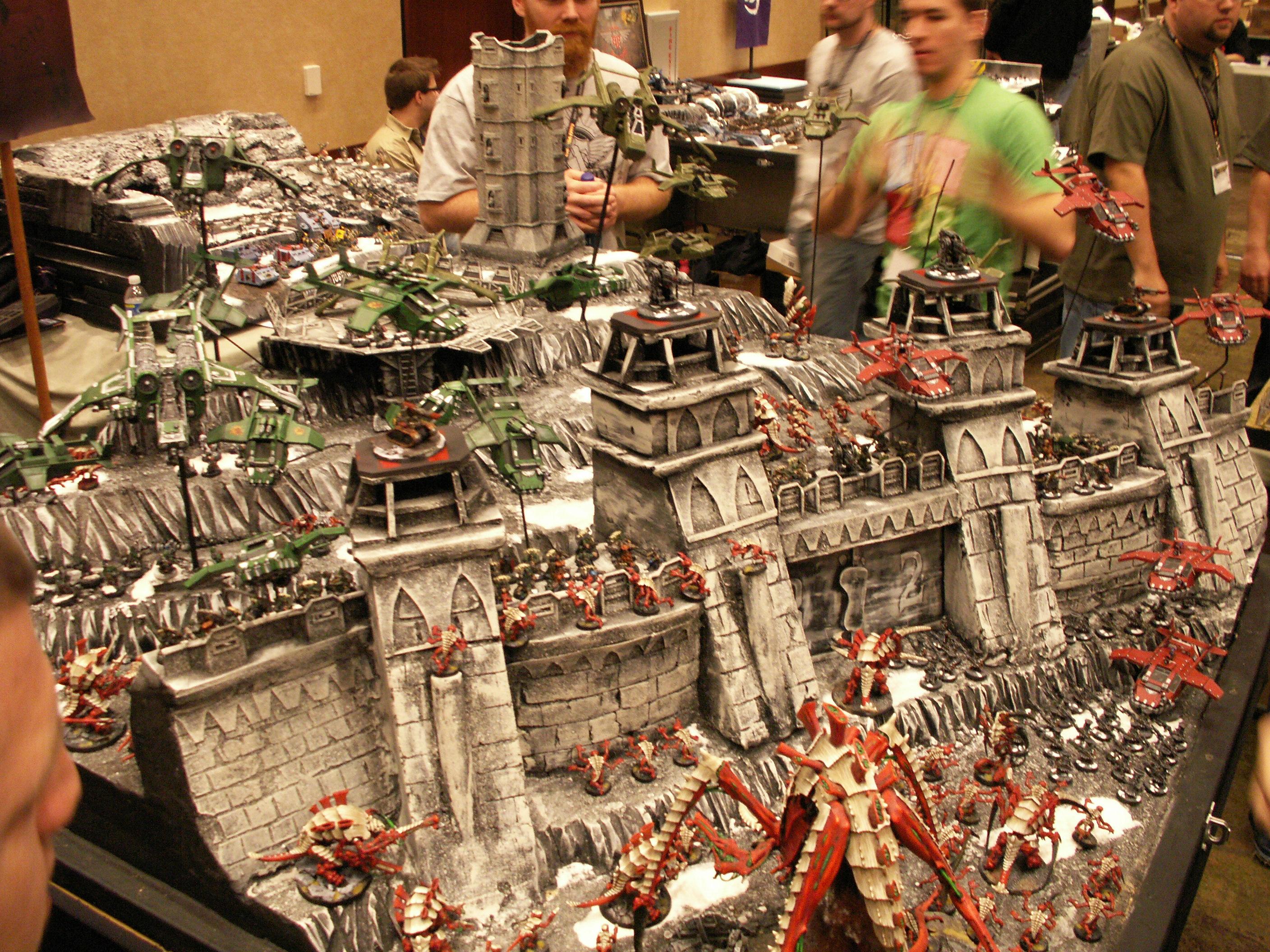 Adepticon 2010, Display Board, Guard, Imperial Fortress, Tyranids