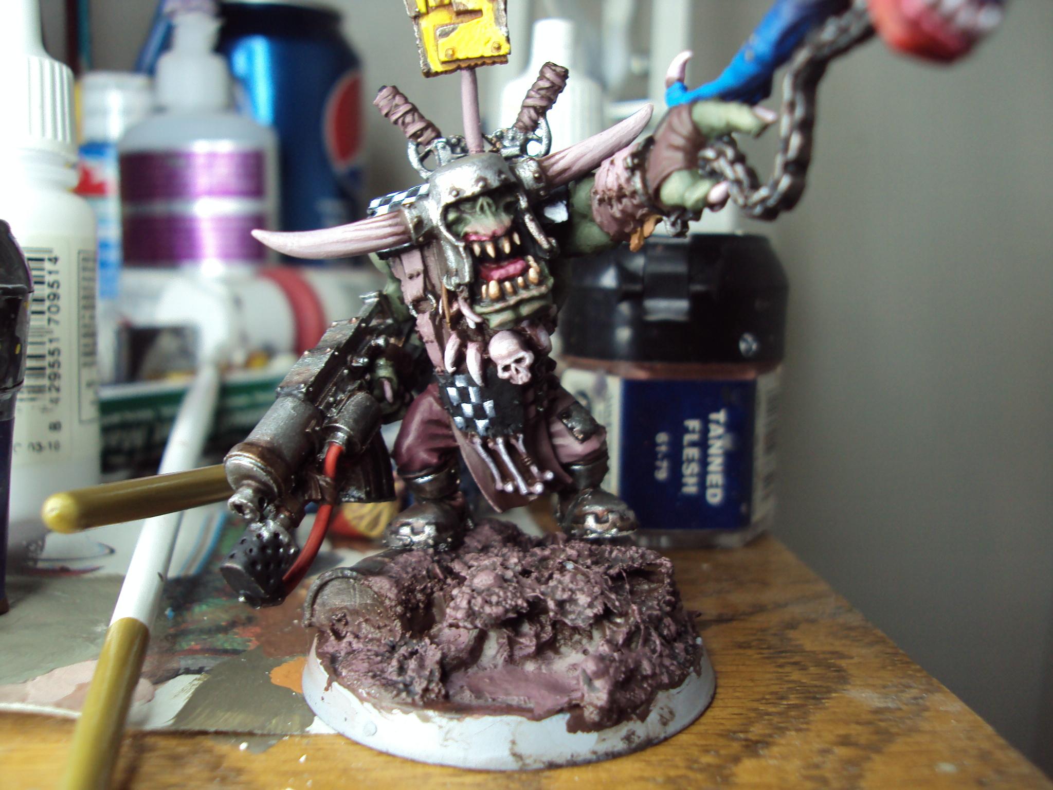 Headquarters, Orks, Warboss, Warhammer 40,000
