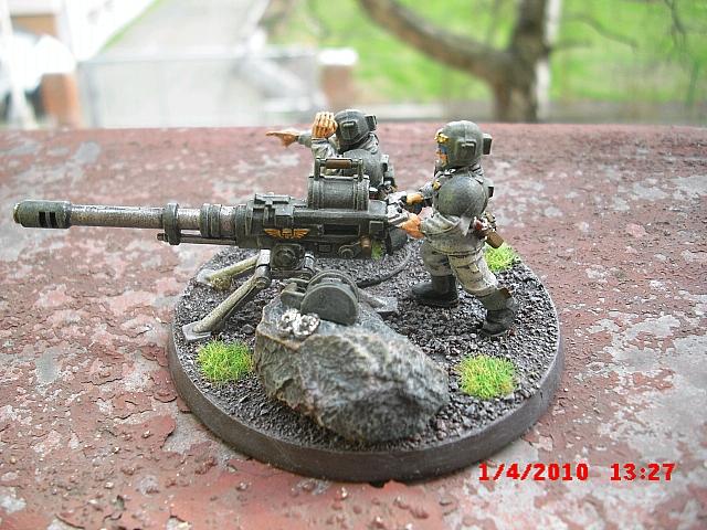 Autocannon, Heavy Weapon Team, Imperial Guard, Warhammer 40,000