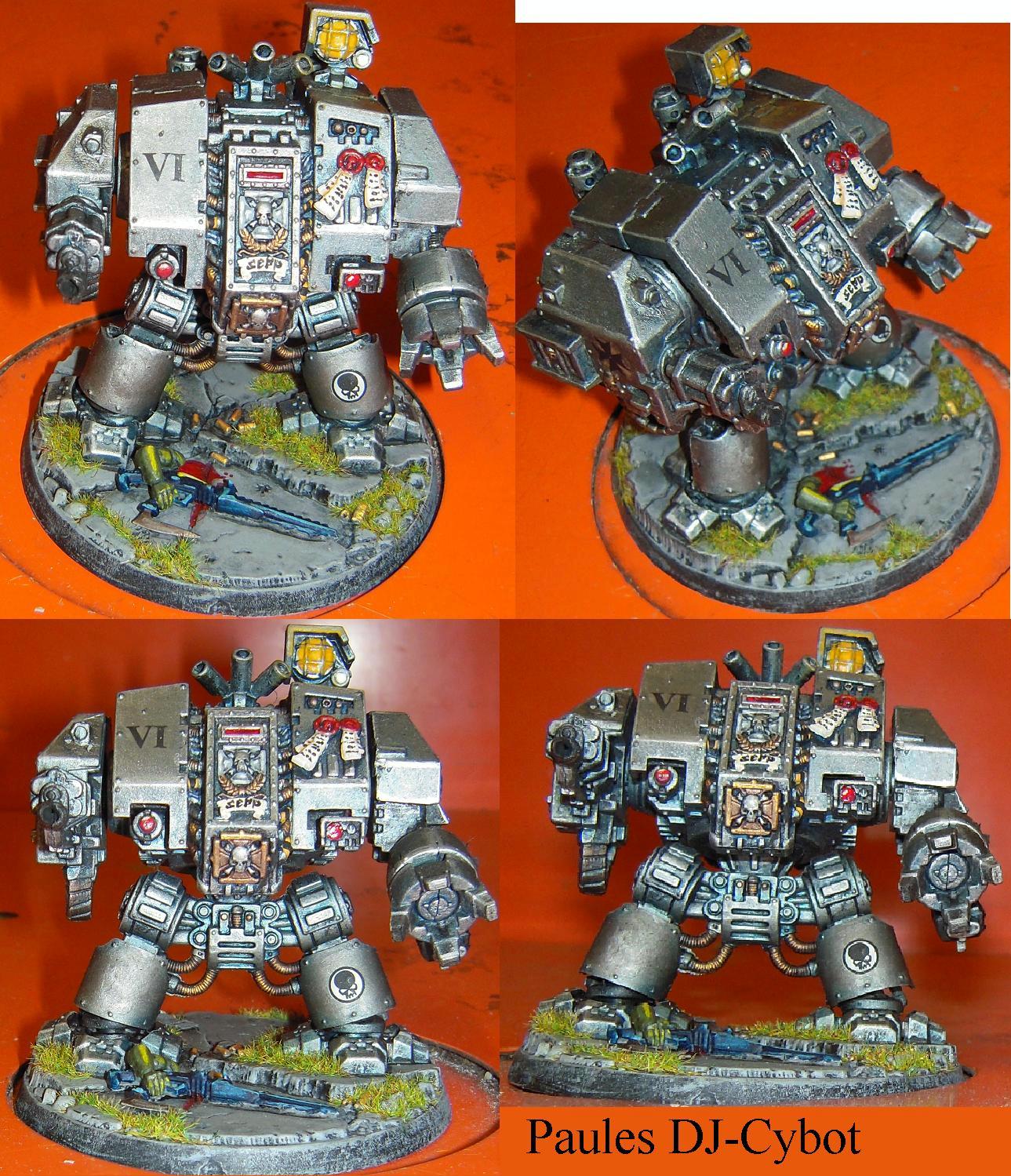 Chaos, Chaos Space Marines, Conversion, Dead, Dreadnought, Hellbrute, Metal, Painted, Scratch, Scratch Build, Senes Antiqua, Senex, Space Marines