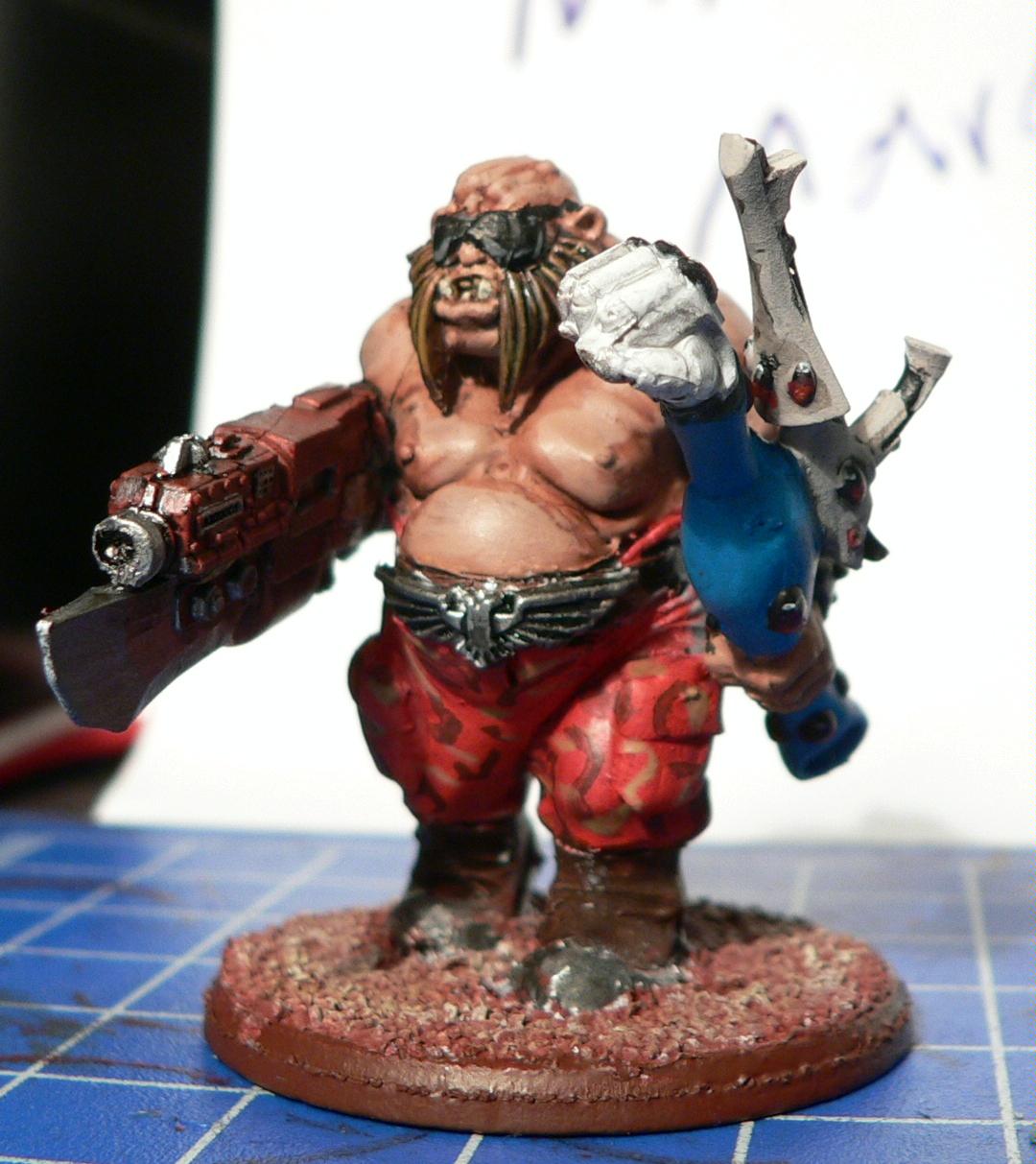 Catachan, Conversion, Eldar Abuse, Glasses, Imperial Guard, Ogres, Ogryns, Warhammer 40,000