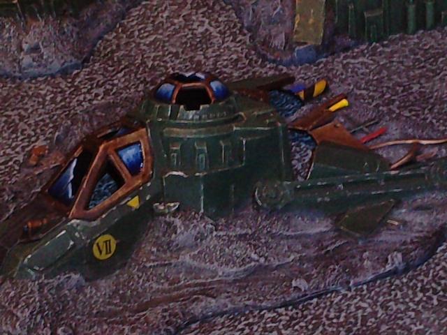Aquila Lander, Crash, Space Ship, Terrain