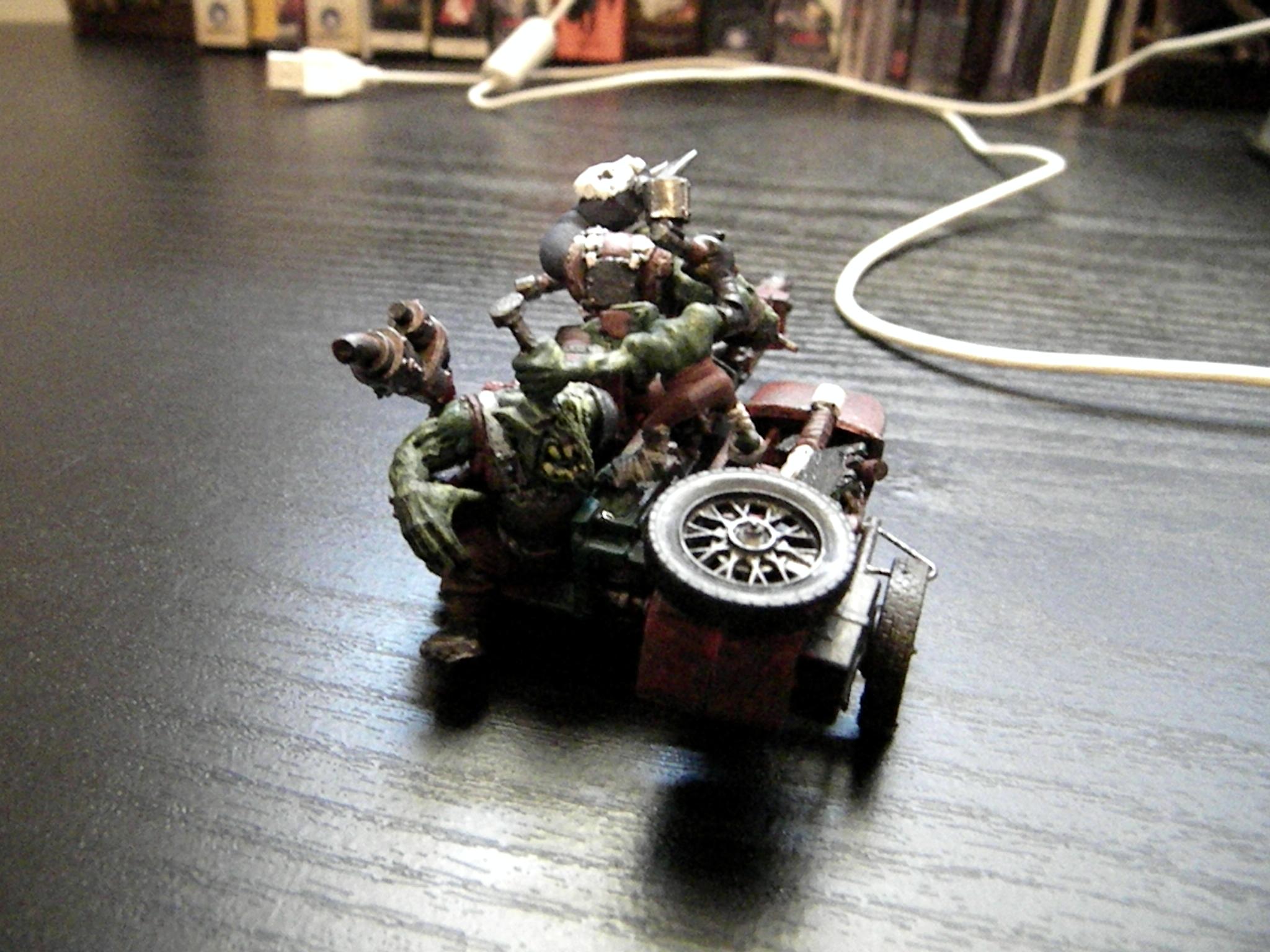 Bike, Conversion, Custom, Nob, Orks, Painboy, Warhammer 40,000