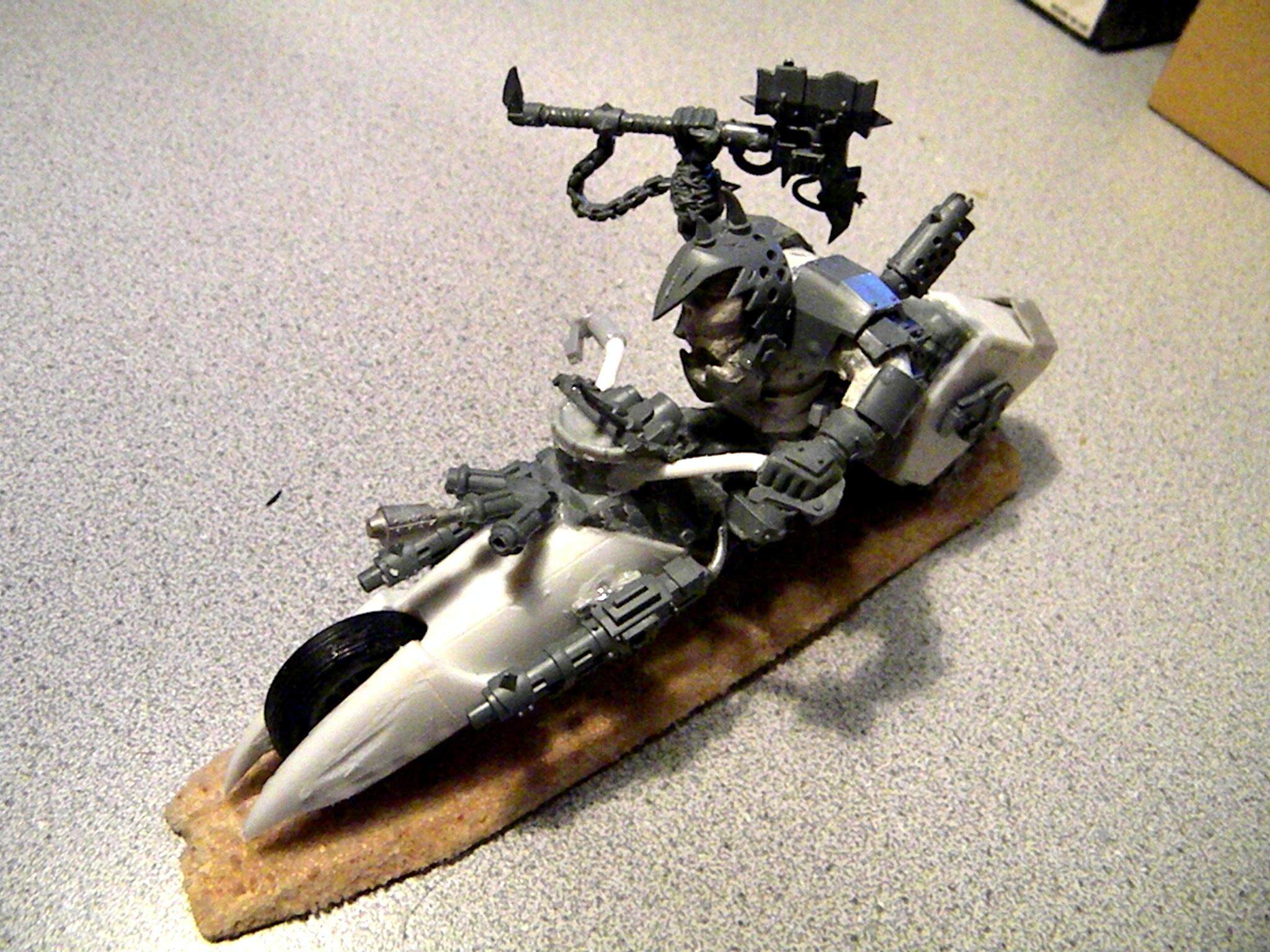 Bike, Conversion, Custom, Headquarters, Orks, Warboss, Warhammer 40,000