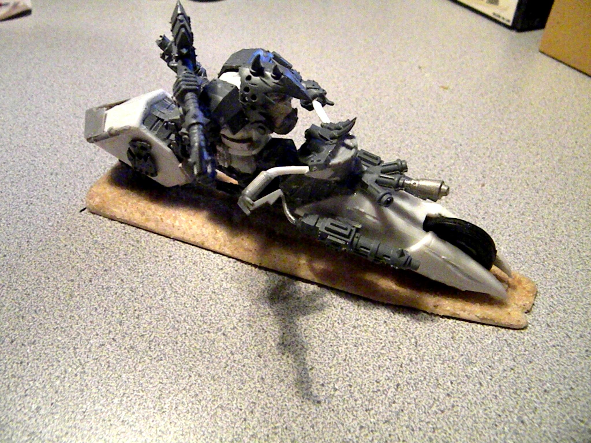 Bike, Conversion, Custom, Headquarters, Orks, Warboss, Warhammer 40,000
