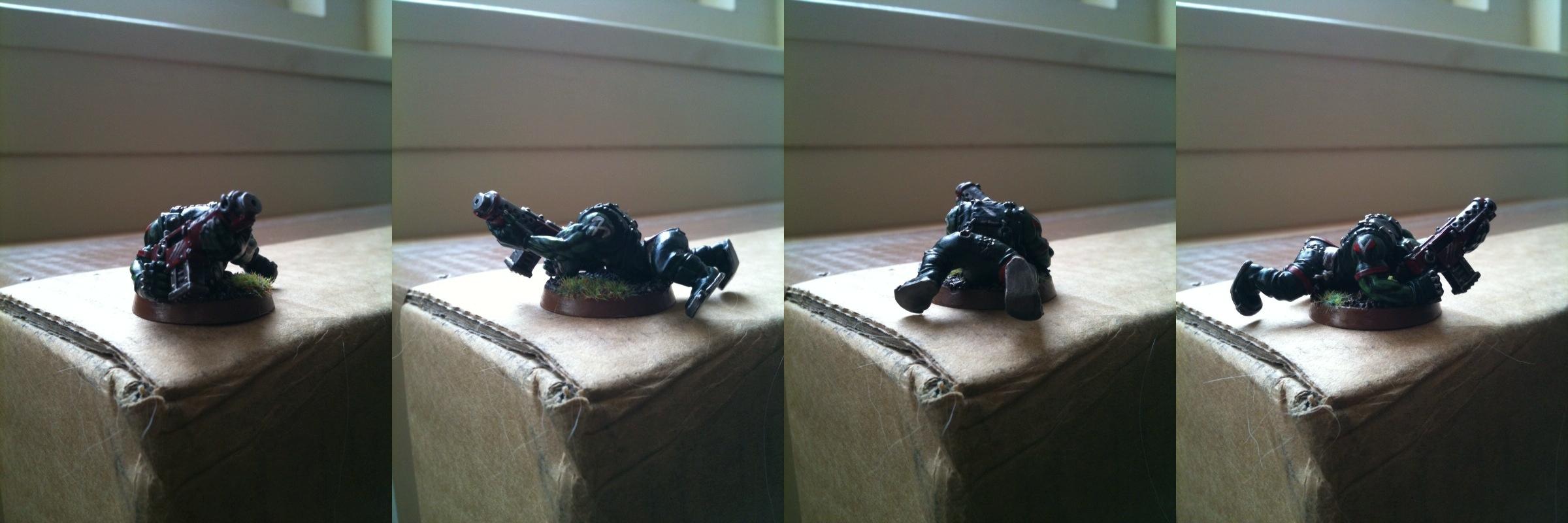 Da Dark Angelz, Gone To Ground, Orks, Pinned, Shoota