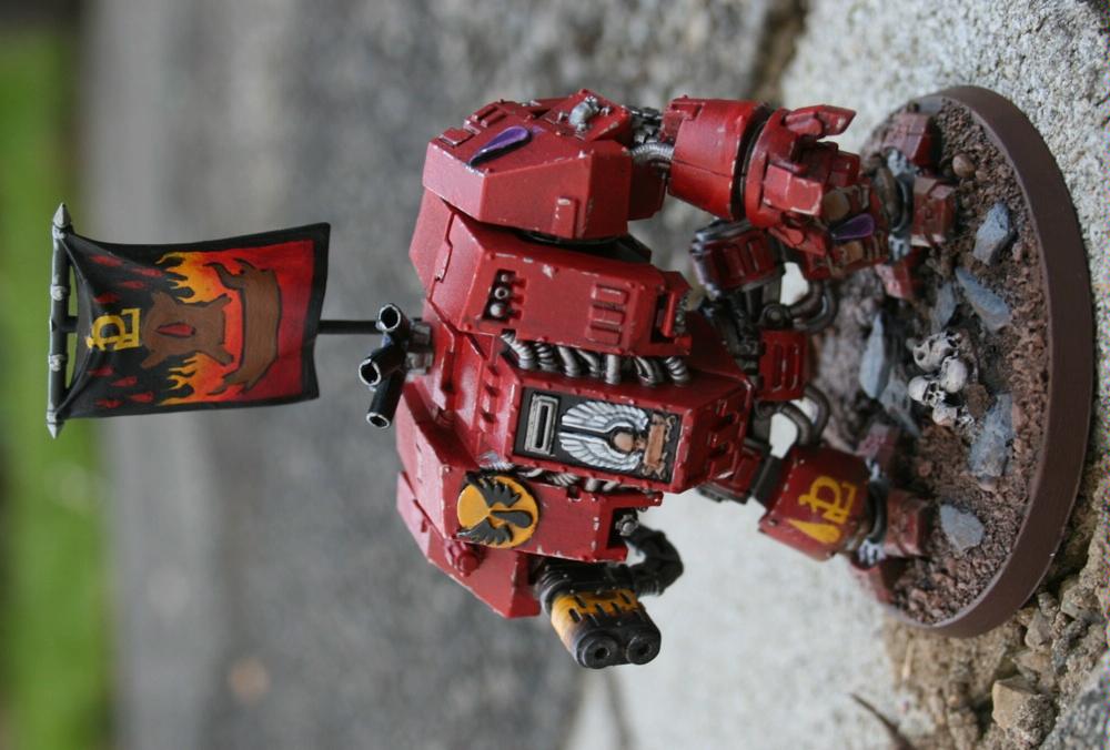 Blood Angels, Drednaught, Flaming Flag