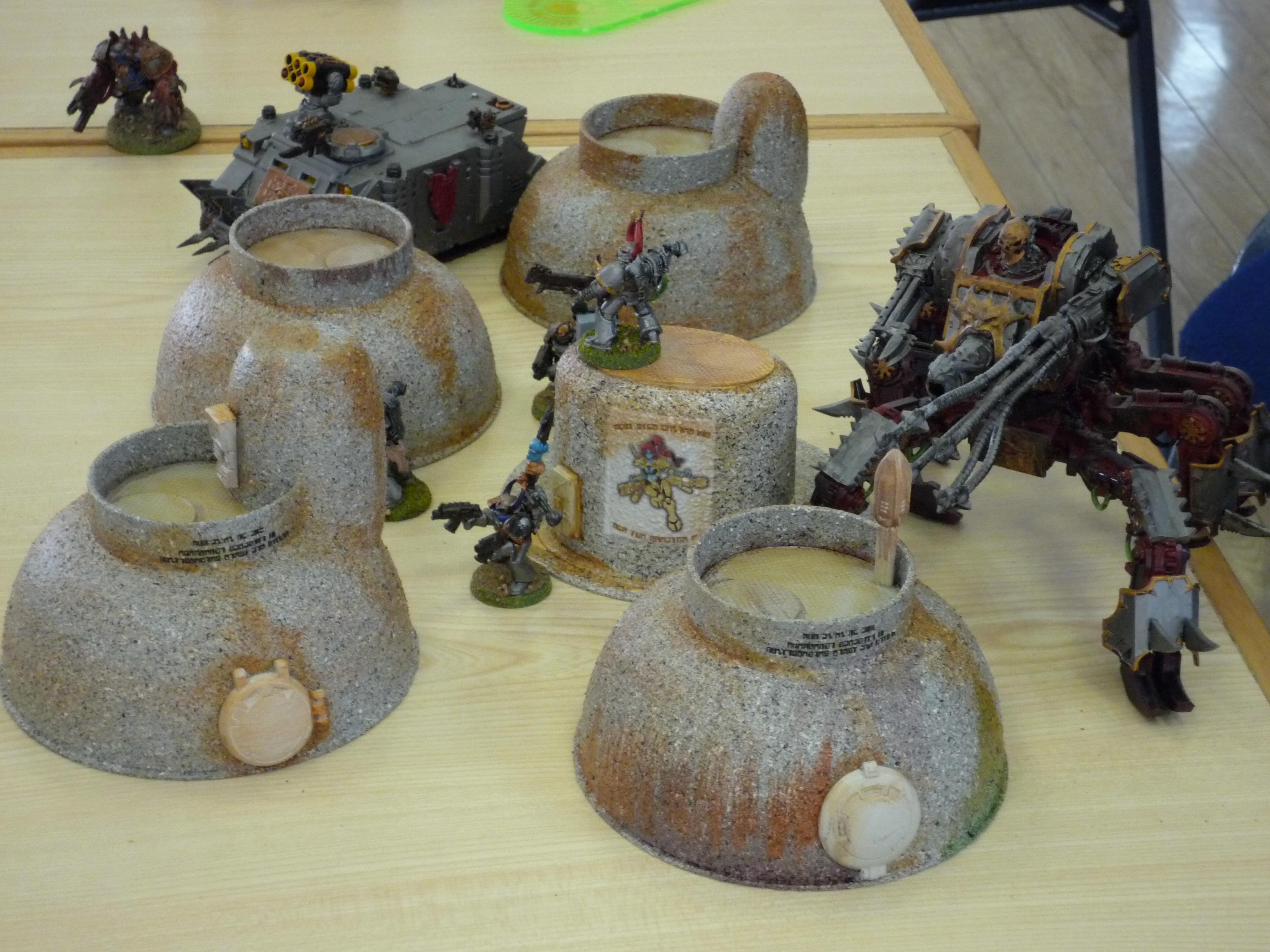 Ad Mech, Chaos, Imperial Guard, Orks, Penal Legion, Space Marines, Tau, Terrain, Warhammer 40,000