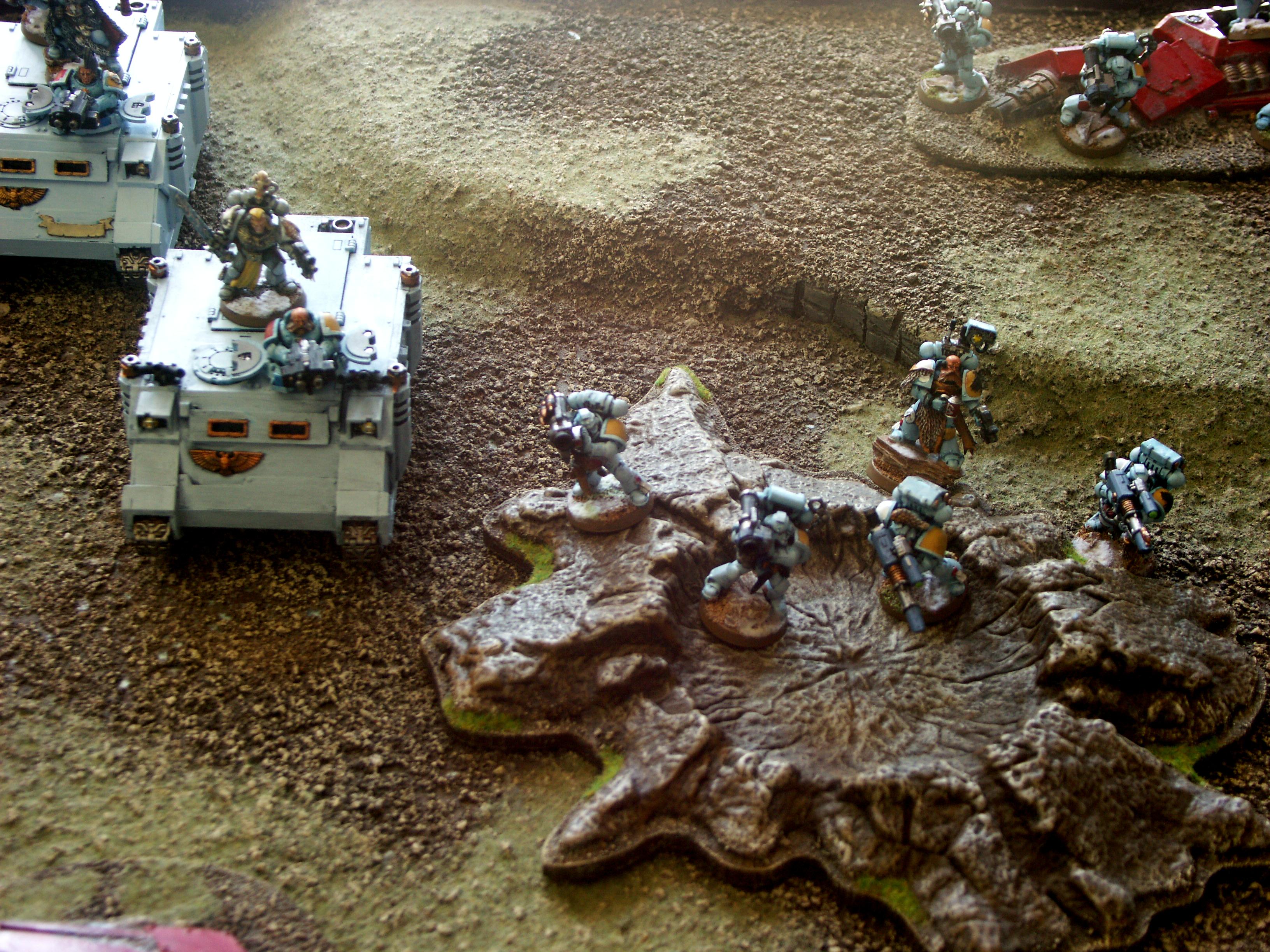 Battle Report, Chaos, Chaos Space Marines, Dark Eldar, De, Eldar, Space Marines, Space Wolves, Tourney